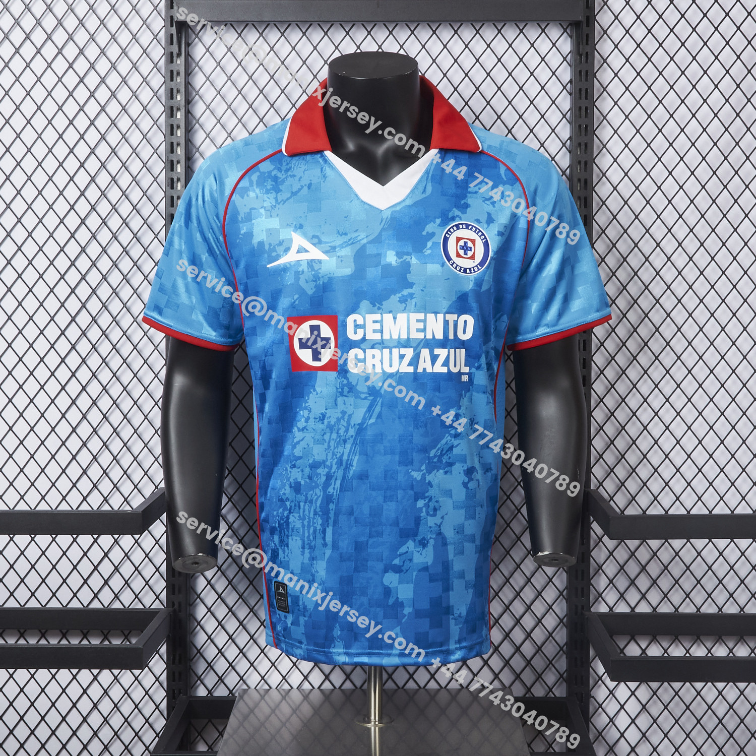 ManixJersey.com | Cruz Azul 25-26 Home Intercontinental Jersey - Player Version -Customize Name, Number and Patch | Worldwide Shipping