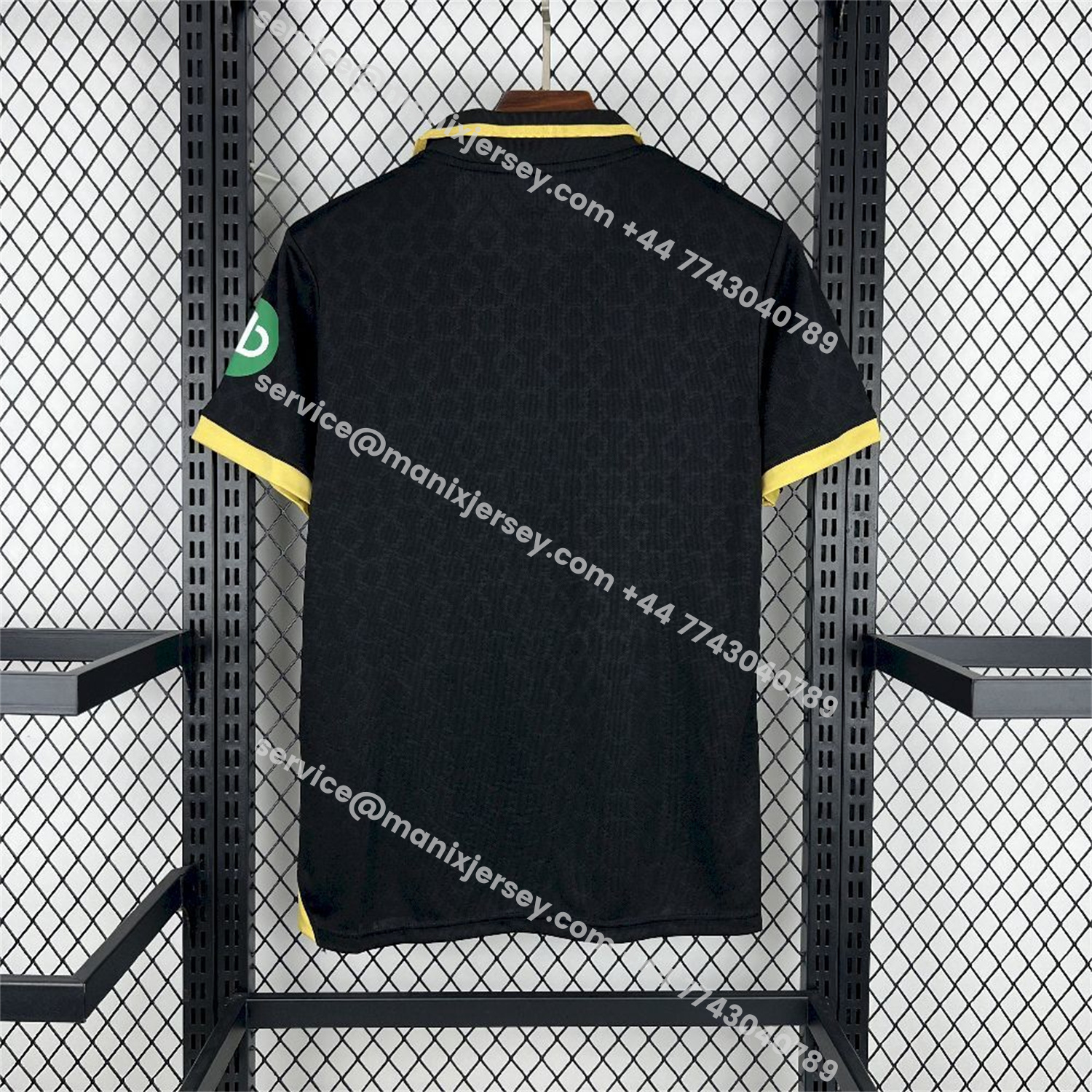 ManixJersey.com | West Ham United 25-26 Third Black Jersey - Fans Version -Customize Name, Number and Patch | Worldwide Shipping