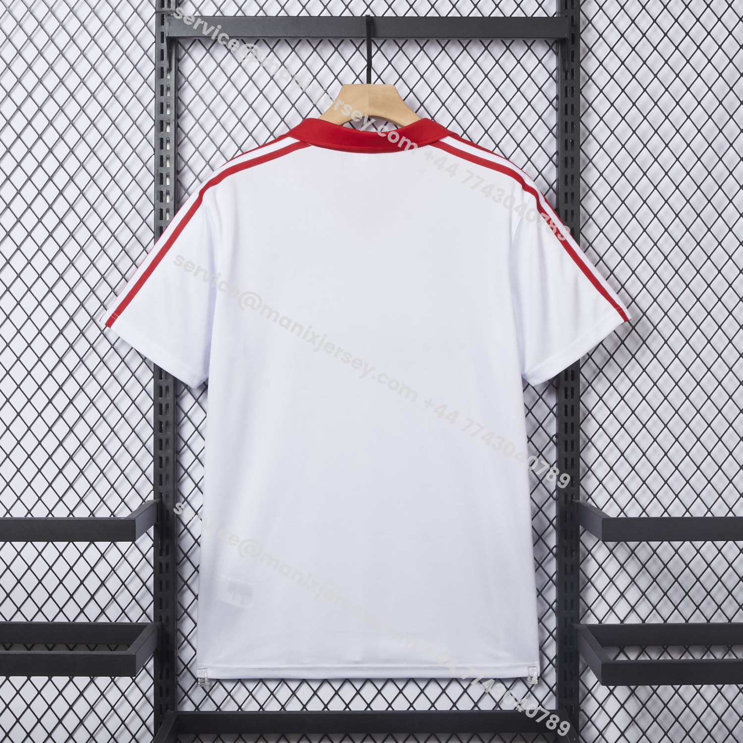 ManixJersey.com | Retro Hannover 96 1988-91 White Commemorative Jersey -Customize Name, Number and Patch | Worldwide Shipping