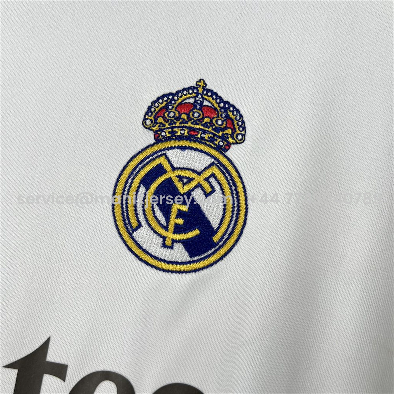 ManixJersey.com | Real Madrid 25-26 Home Long Sleeves Jersey - Fans Version -Customize Name, Number and Patch | Worldwide Shipping