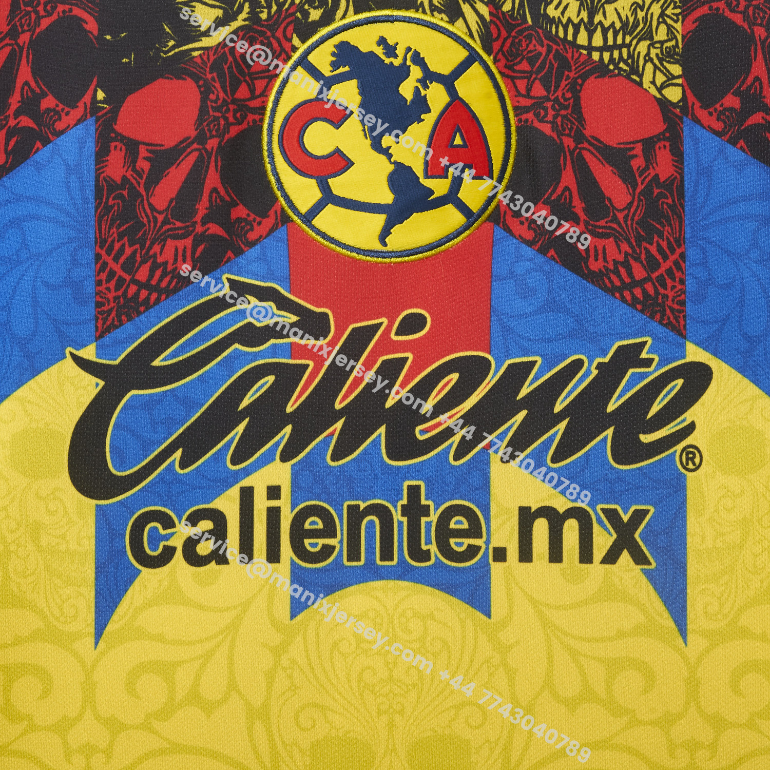 ManixJersey.com | Club América 25-26 Día de Muertos Home Jersey - Fans Version -Customize Name, Number and Patch | Worldwide Shipping