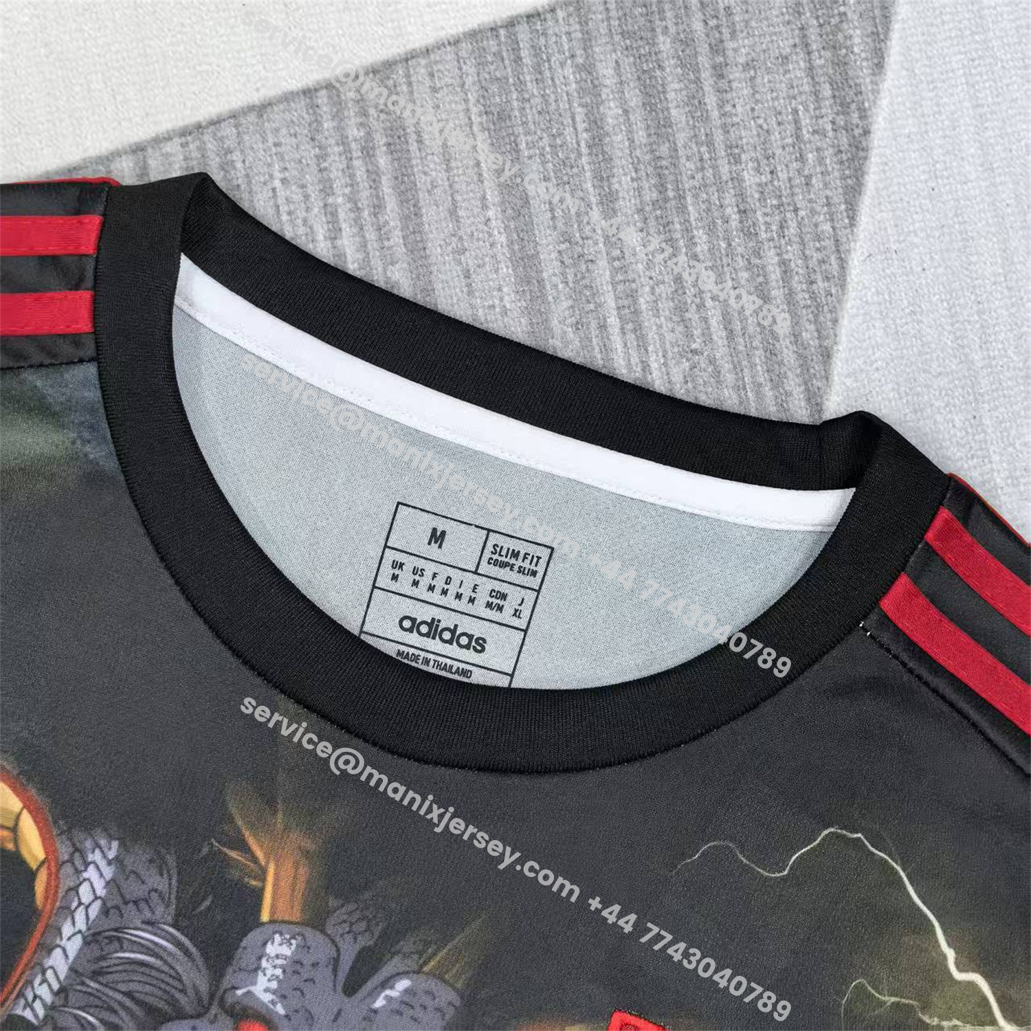 ManixJersey.com | Japan 25-26 Black Goku And Shenron Special Jersey - Fans Version -Customize Name, Number and Patch | Worldwide Shipping