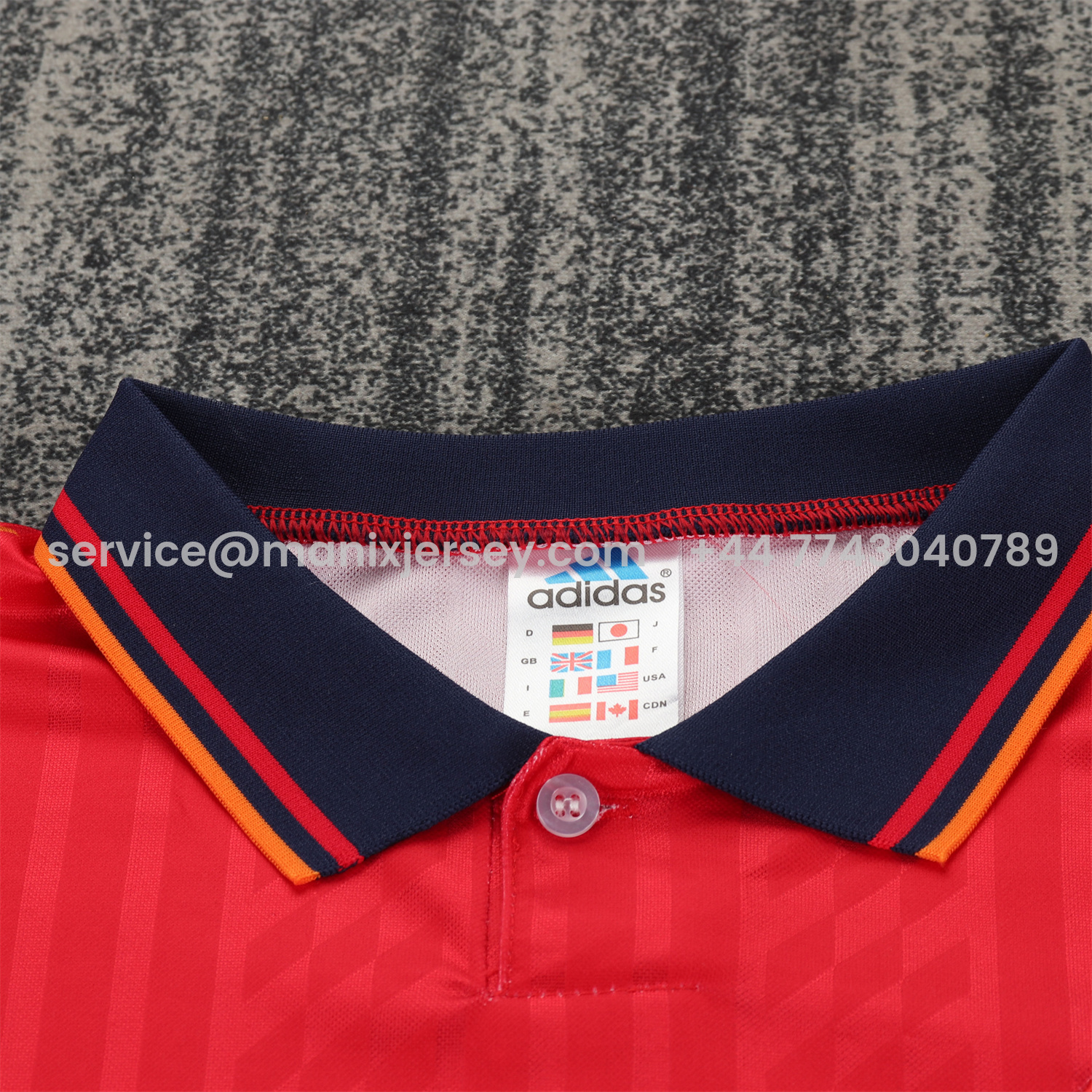 ManixJersey.com | Retro Spain 1994 Home Kids Kit -Customize Name, Number and Patch | Worldwide Shipping