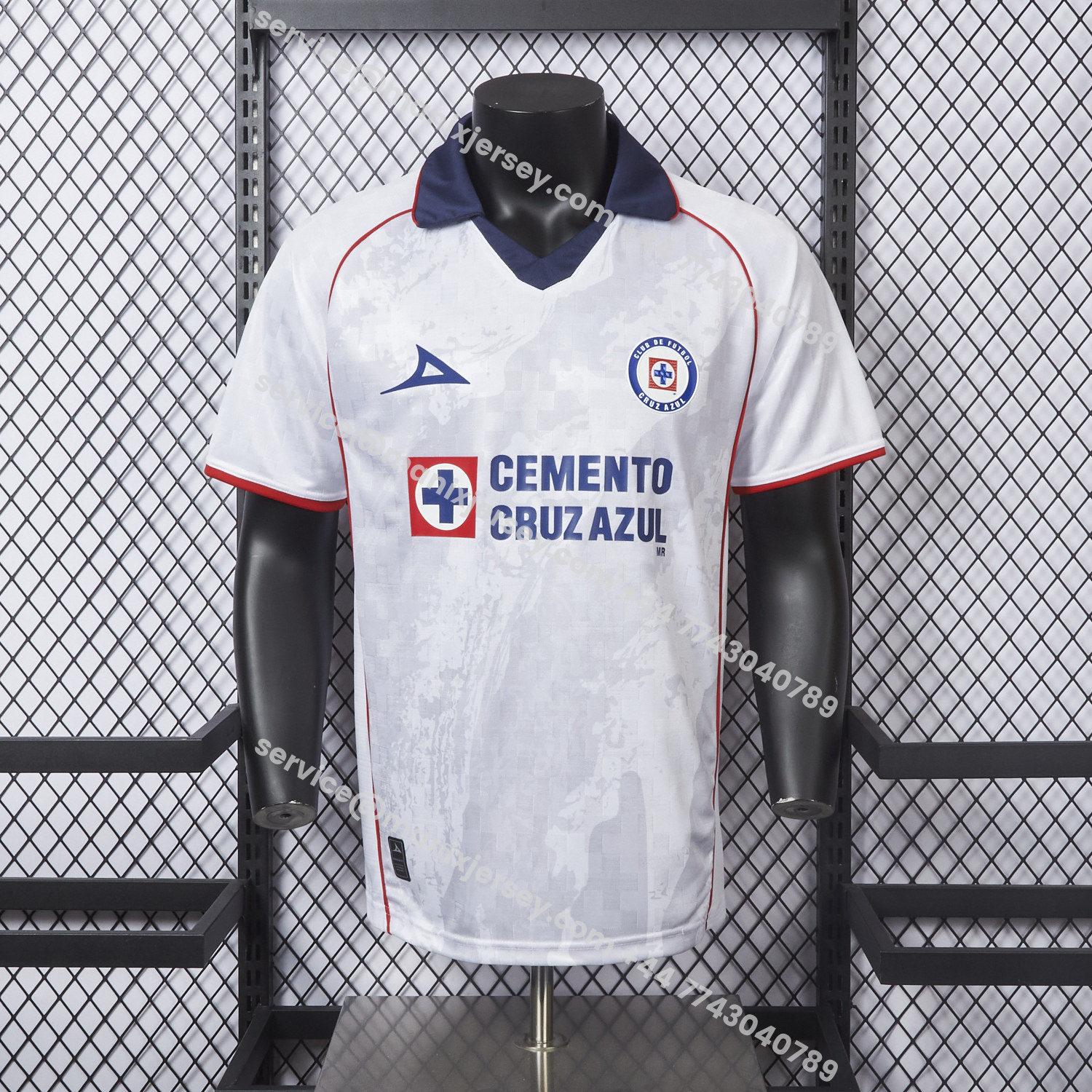 ManixJersey.com | Cruz Azul 25-26 Away Intercontinental Jersey - Player Version -Customize Name, Number and Patch | Worldwide Shipping