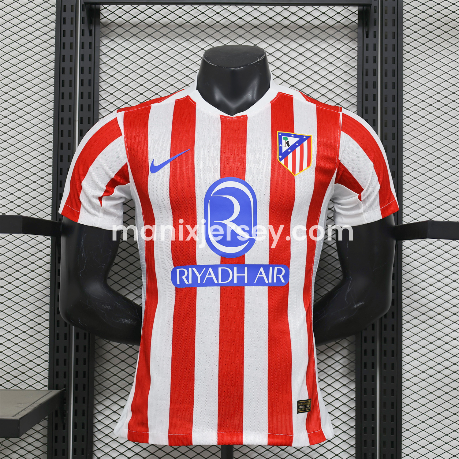 ManixJersey.com | Atletico Madrid 25-26 Home (Informal-release Version) Jersey - Player Version -Customize Name, Number and Patch | Worldwide Shipping