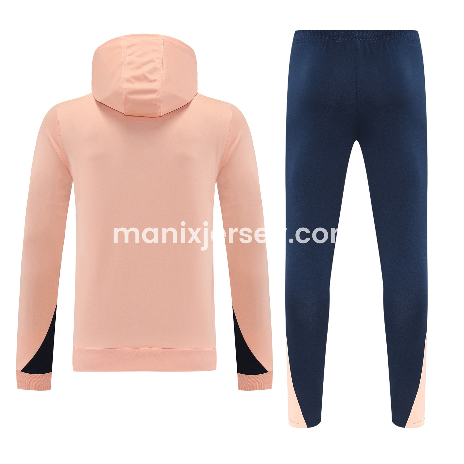 ManixJersey.com | C.H.E.L.S.E.A 25-26 Traning Hoodie Set - Pink With Royal Blue -Customize Name, Number and Patch | Worldwide Shipping