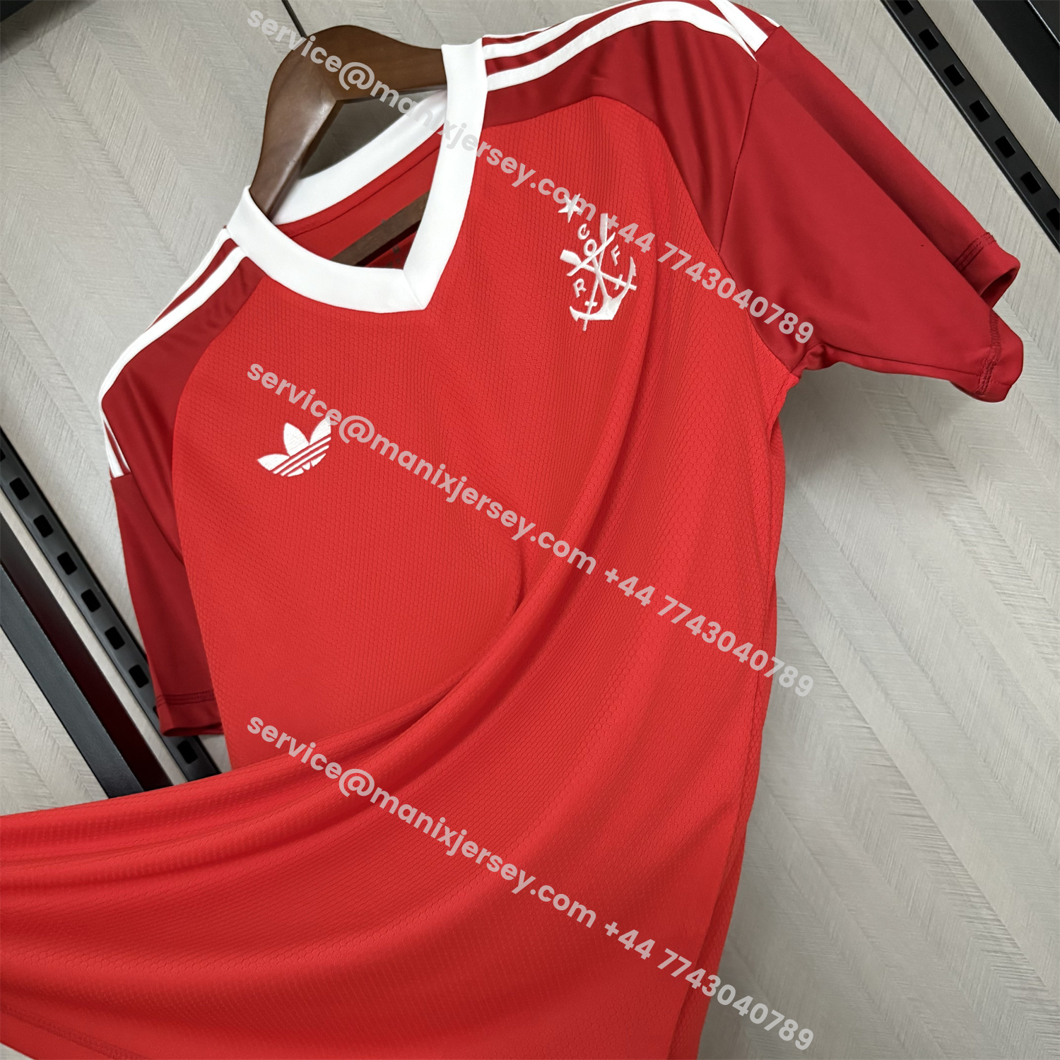 ManixJersey.com | Flamengo 25-26 White Lines Red Special Jersey - Fans Version -Customize Name, Number and Patch | Worldwide Shipping