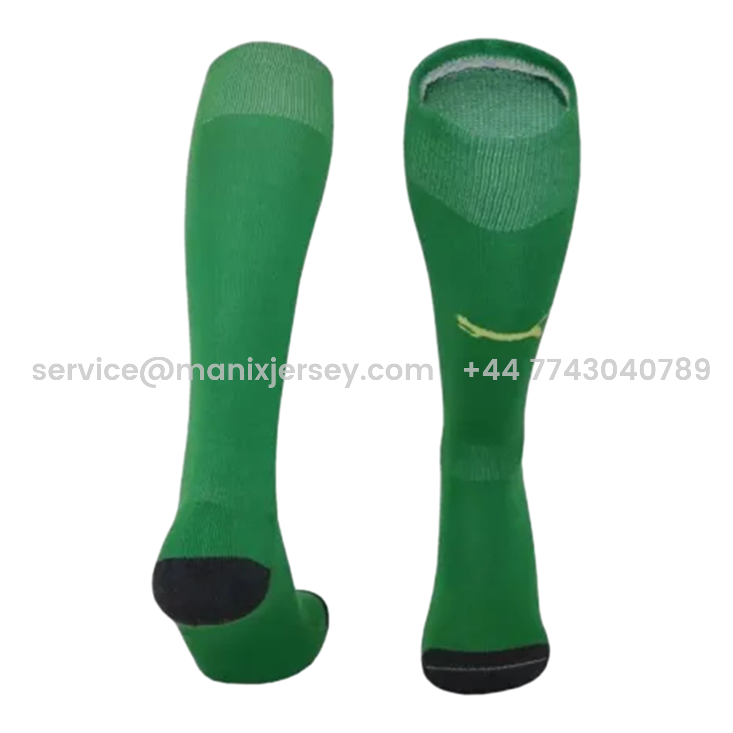 ManixJersey.com | Manchester City 25-26 Goalkeeper Socks - Green -Customize Name, Number and Patch | Worldwide Shipping