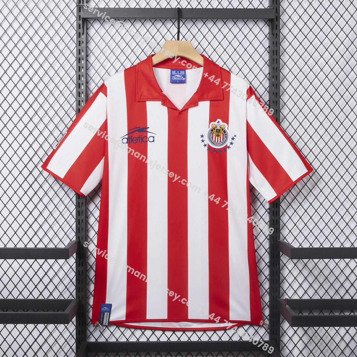 ManixJersey.com | Retro Chivas de Guadalajara 2003-04 Home Jersey -Customize Name, Number and Patch | Worldwide Shipping