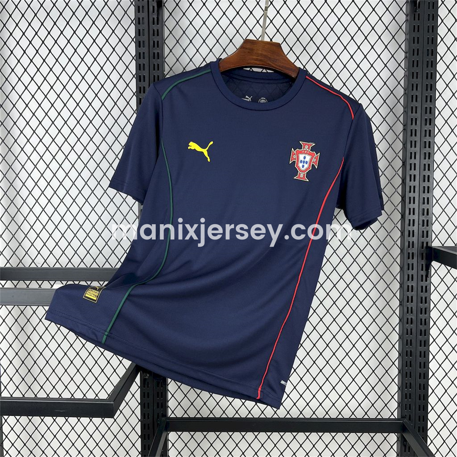 ManixJersey.com | Portugal 2025-26 Navy Blue Casuals Jersey - Fans Version -Customize Name, Number and Patch | Worldwide Shipping