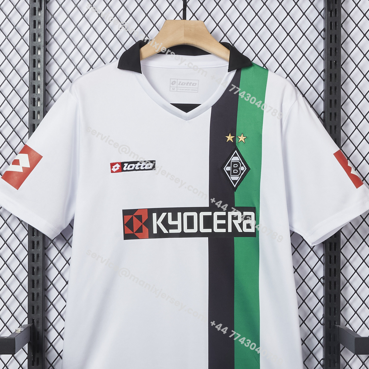 ManixJersey.com | Retro Borussia Mönchengladbach 2008-09 Home Jersey -Customize Name, Number and Patch | Worldwide Shipping