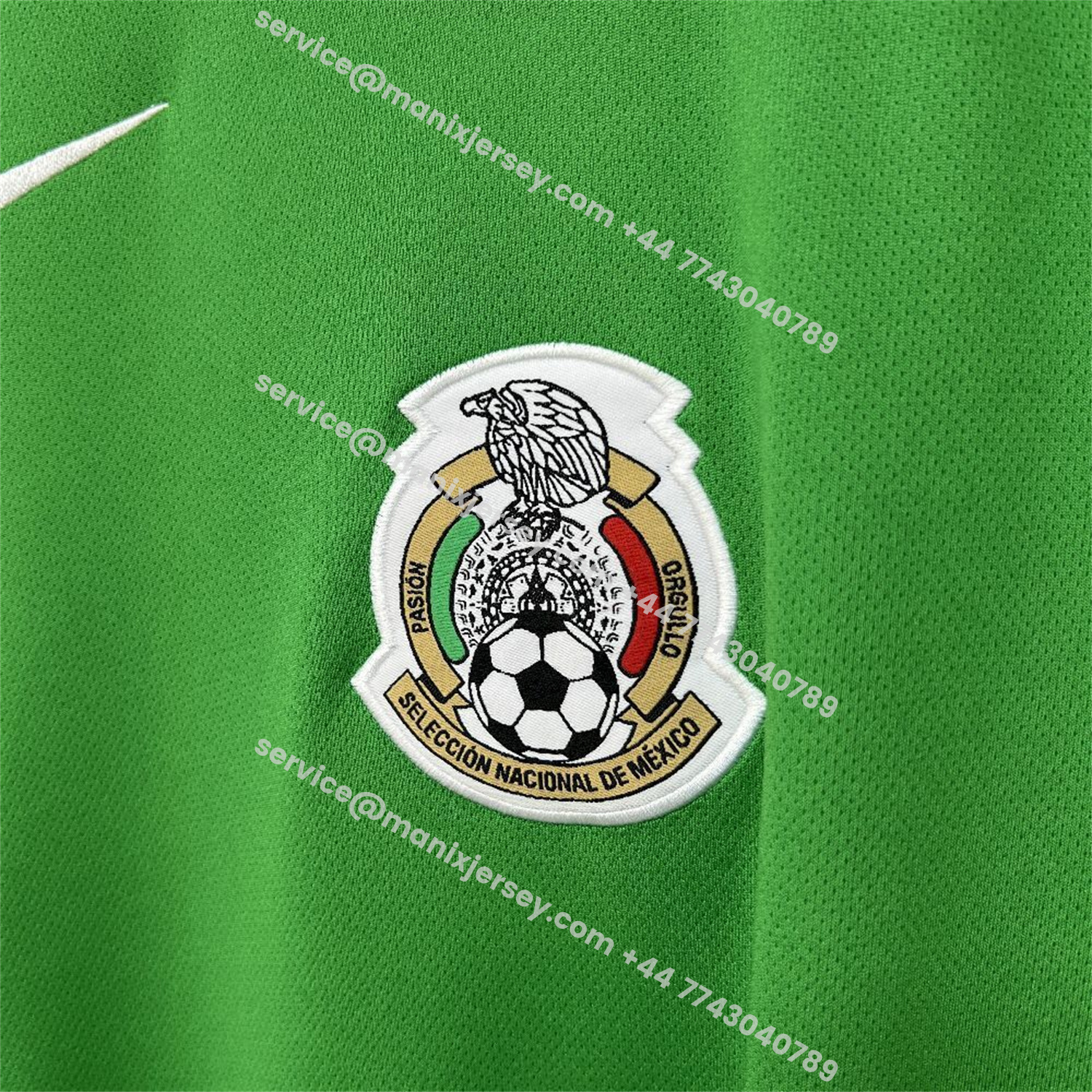ManixJersey.com | Retro Mexico 2004-05 Home Jersey -Customize Name, Number and Patch | Worldwide Shipping