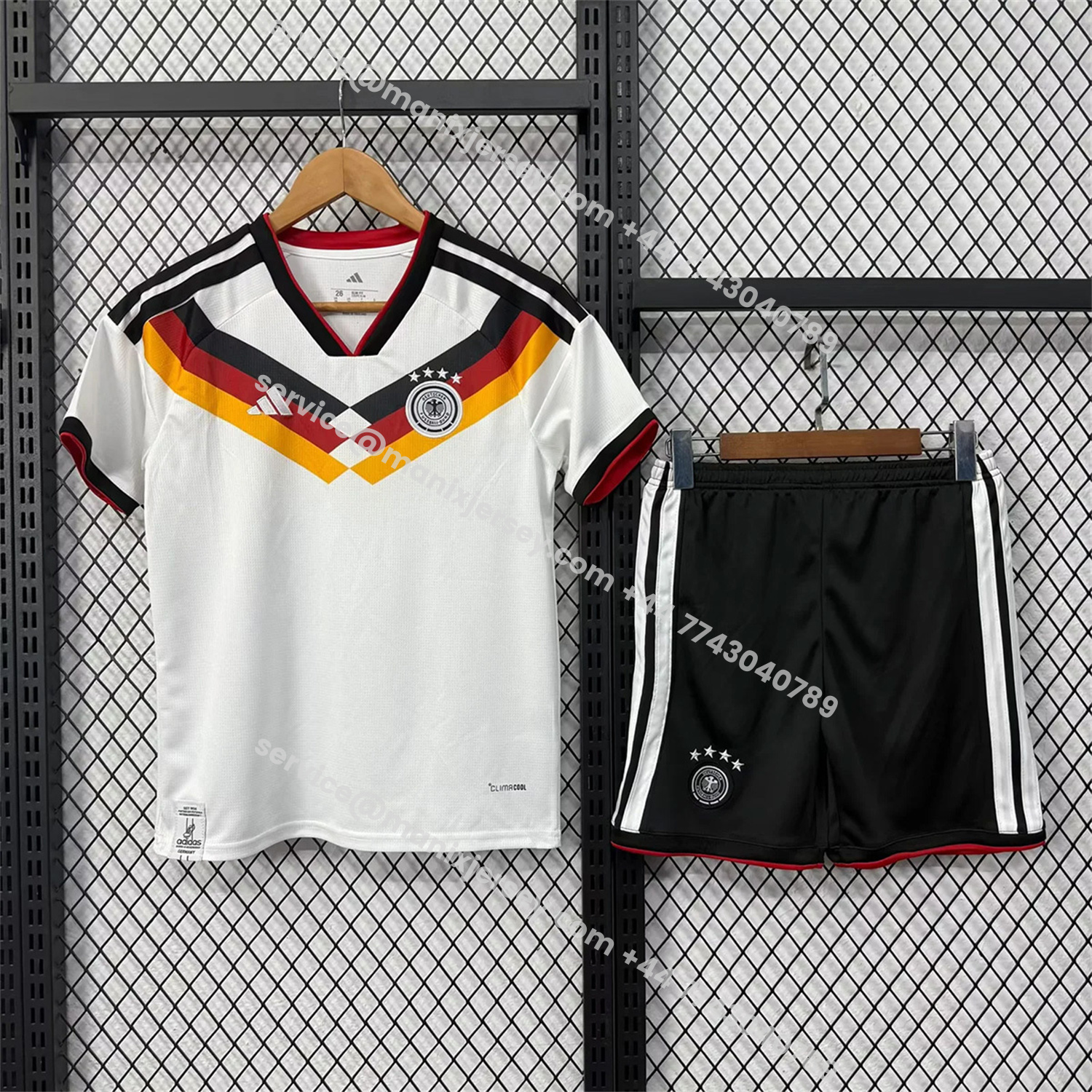 ManixJersey.com | Germany 25-26 Home (Informal-release Version) Kids Kit -Customize Name, Number and Patch | Worldwide Shipping