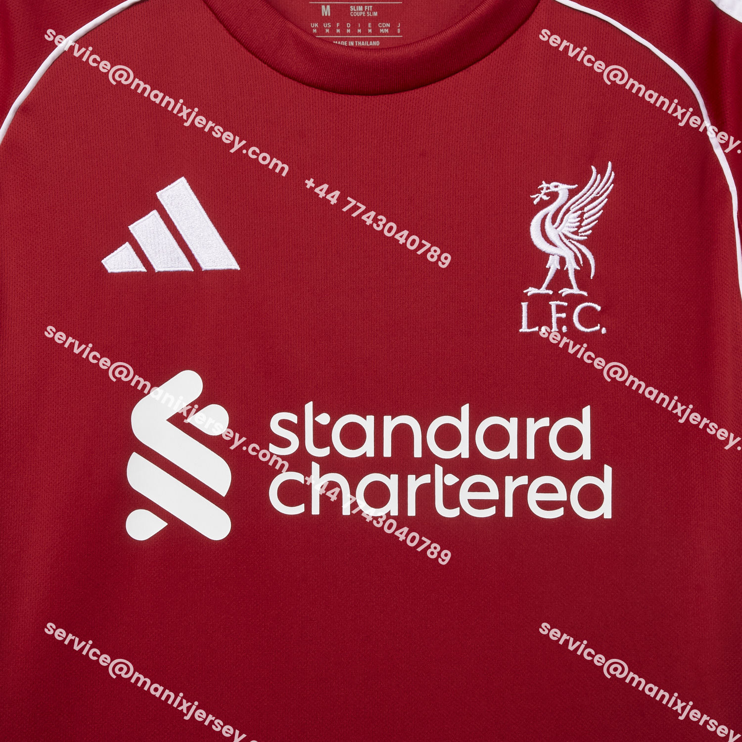 ManixJersey.com | Liver.pool 25-26 Home Jersey - Fans Version -Customize Name, Number and Patch | Worldwide Shipping