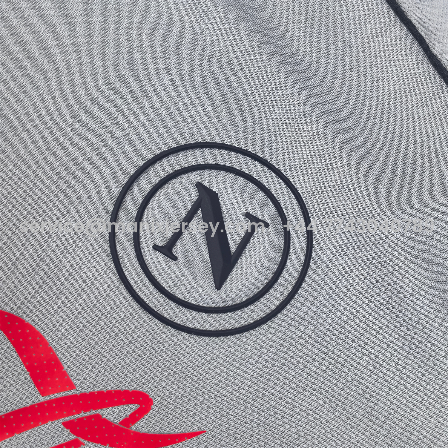 ManixJersey.com | Napoli 24-25 Grey Pre-Match Training Jersey - Fans Version -Customize Name, Number and Patch | Worldwide Shipping