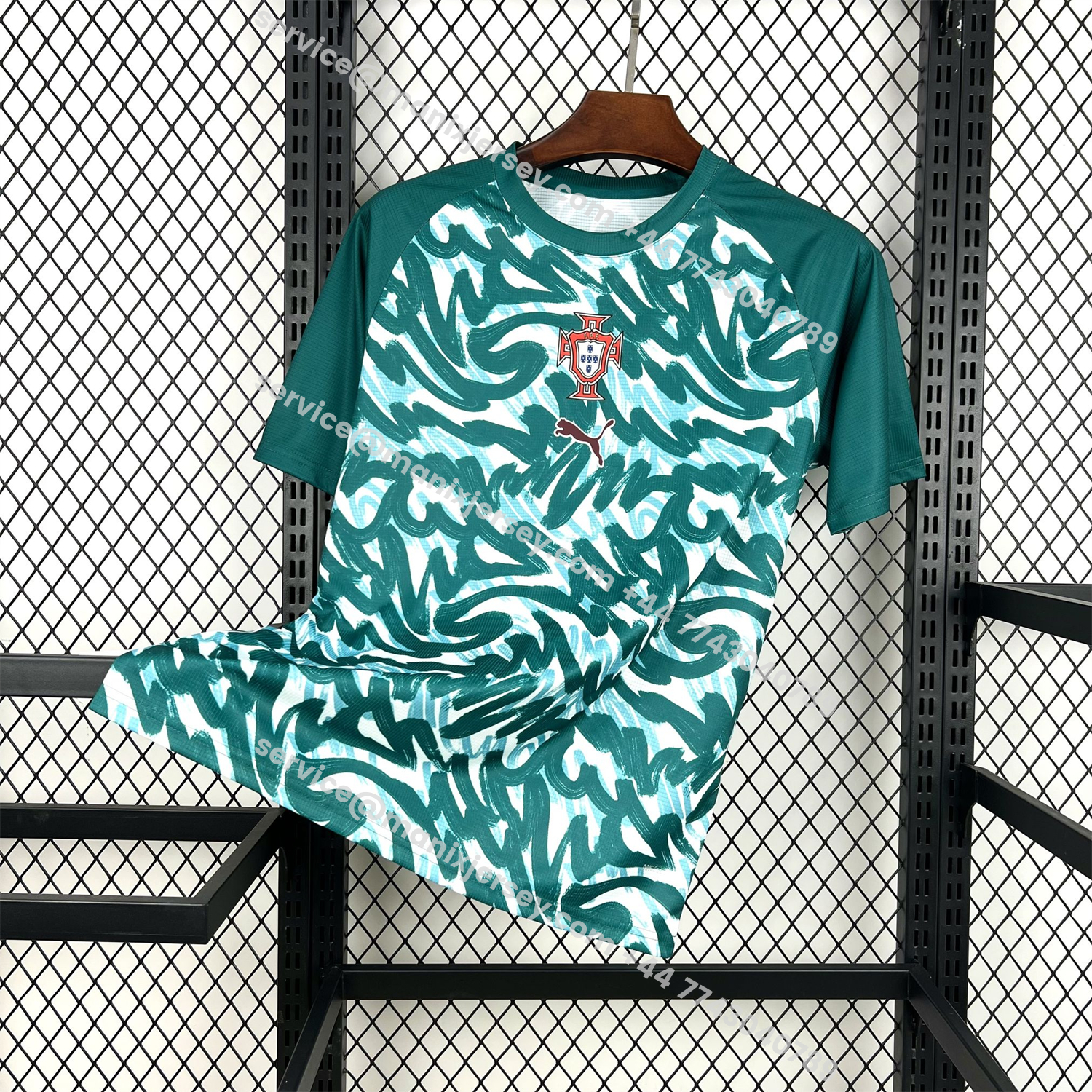 Portugal 2026 Pre-Match Teal Green Jersey - Fans Version:football jersey mysite: unitedjerseyfootball 邓江浪:football