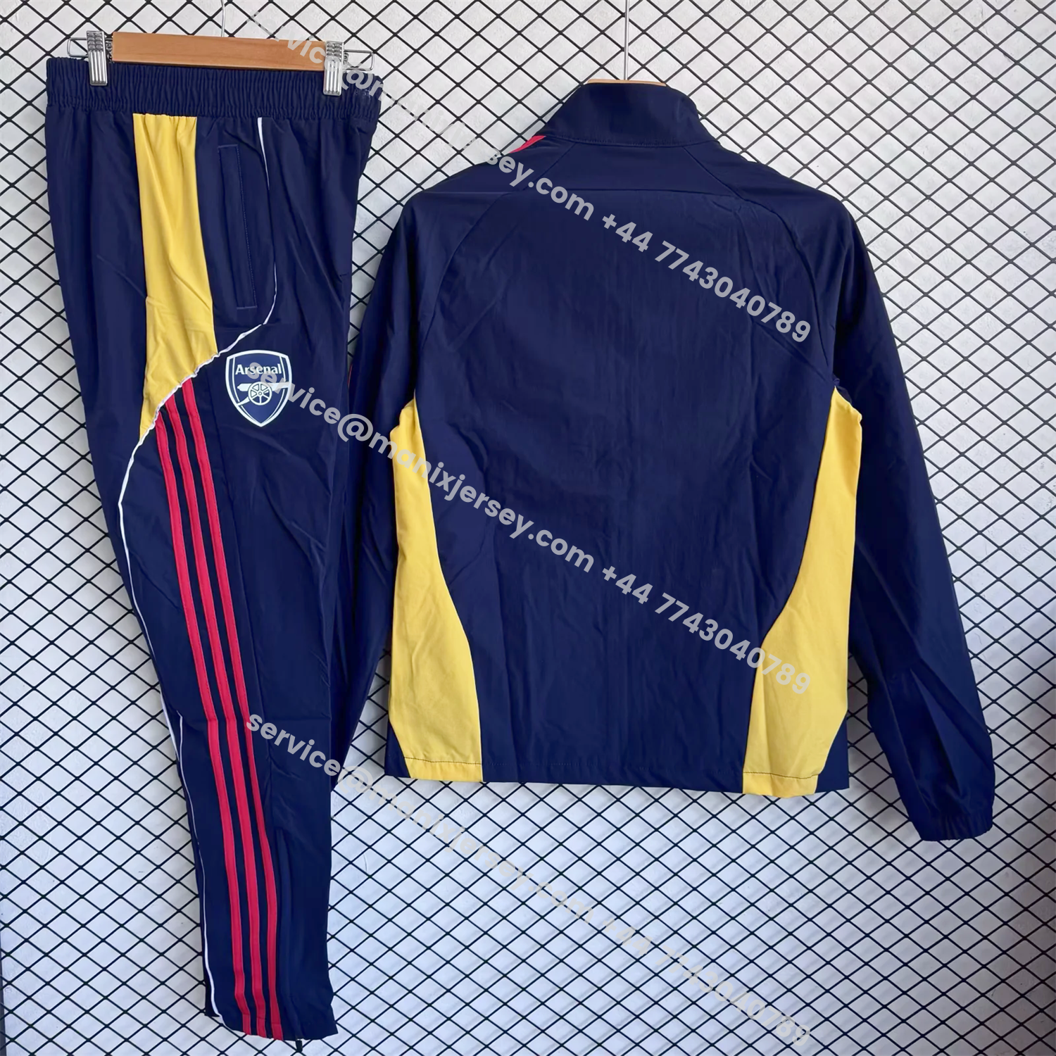 ManixJersey.com | Arsenal 25-26 Windbreaker Training Set - Four Colors Top and Pants -Customize Name, Number and Patch | Worldwide Shipping