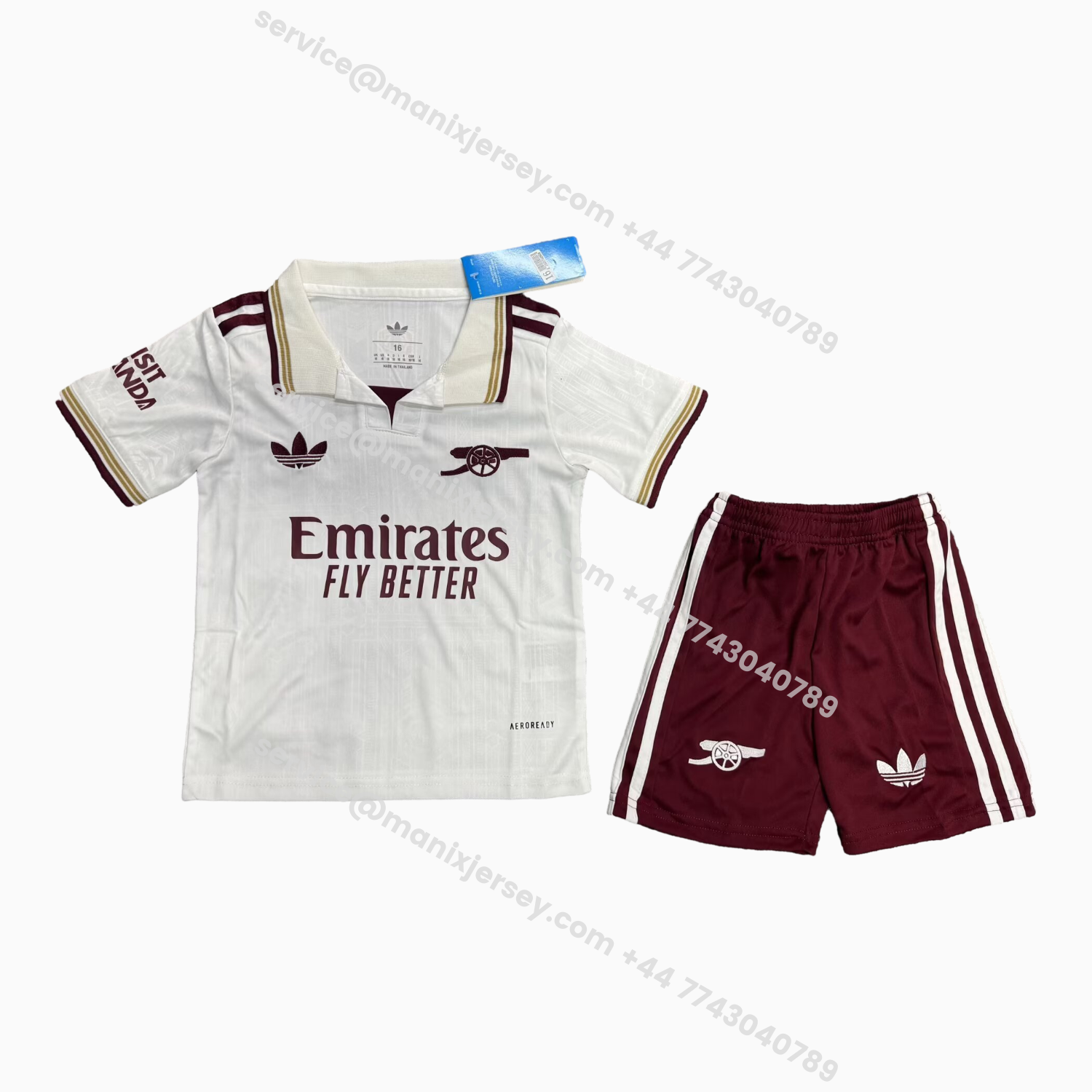 ManixJersey.com | Arsenal 25-26 Third Kids Kit -Customize Name, Number and Patch | Worldwide Shipping