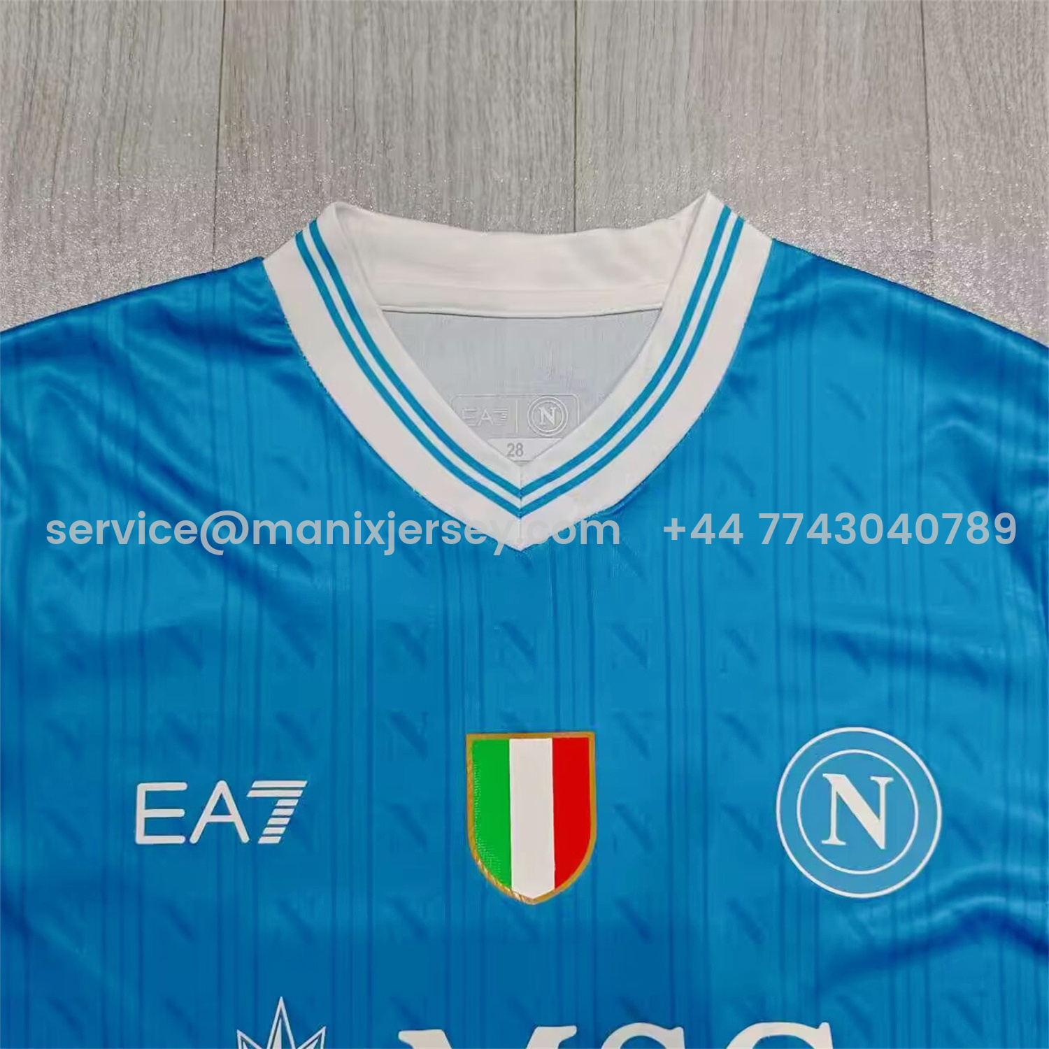 ManixJersey.com | Napoli 25-26 Home Kids Kit -Customize Name, Number and Patch | Worldwide Shipping