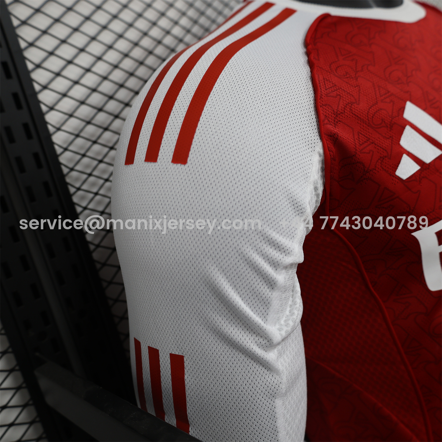 ManixJersey.com | Arsenal 25-26 Home Long Sleeves Jersey - Player Version -Customize Name, Number and Patch | Worldwide Shipping