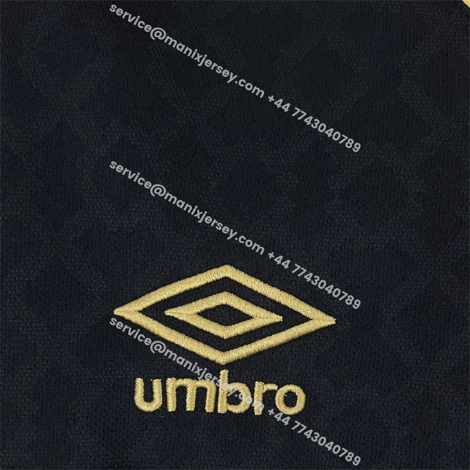 ManixJersey.com | West Ham United 25-26 Third Black Jersey - Fans Version -Customize Name, Number and Patch | Worldwide Shipping