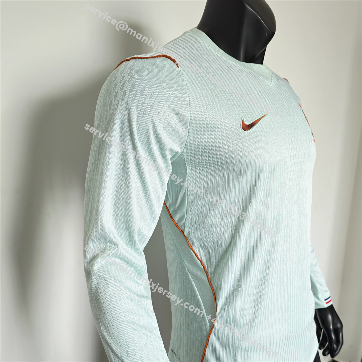 France 2026 Away Mint Green Long Sleeves Jersey - Player Version:football jersey mysite: unitedjerseyfootball 邓江浪:football