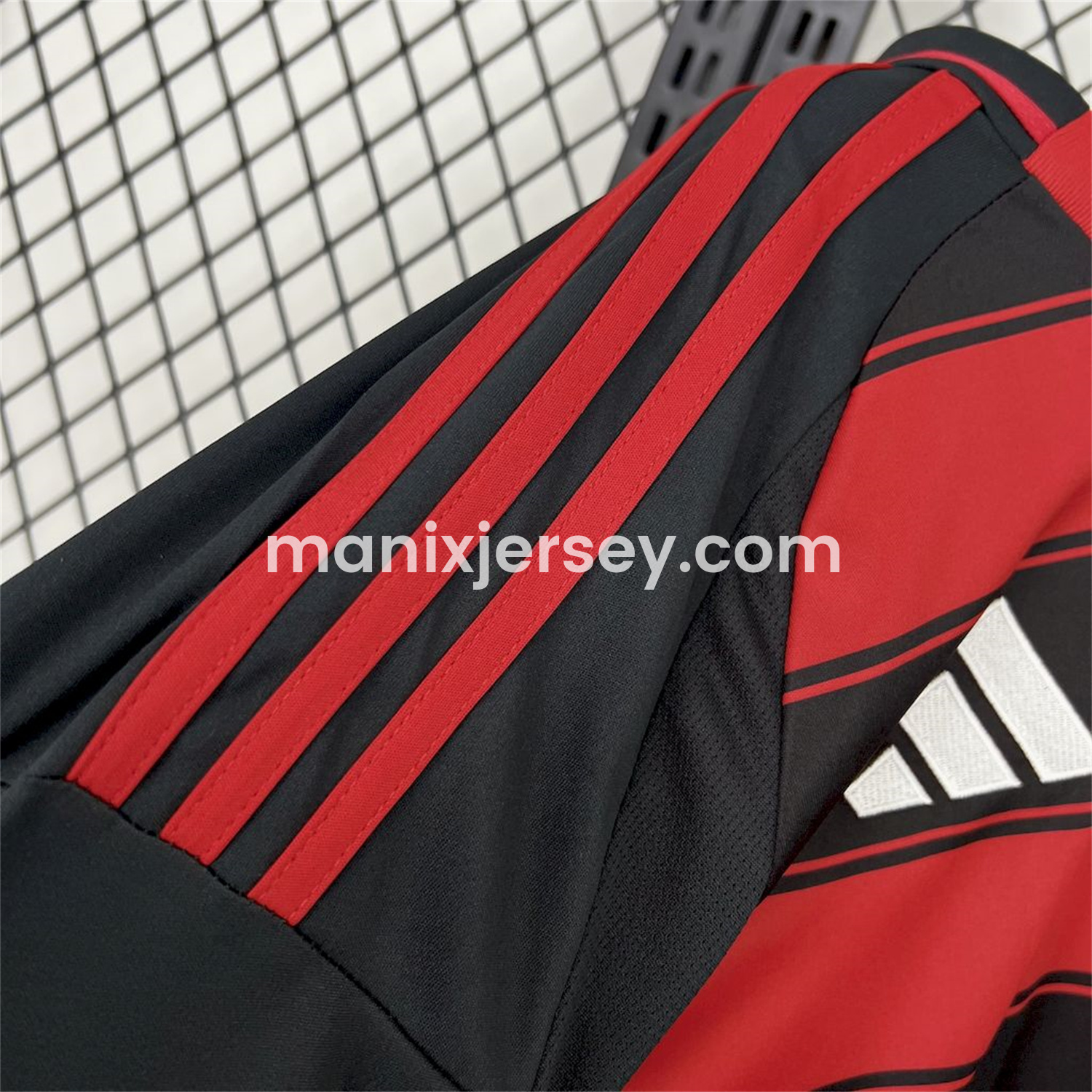 ManixJersey.com | Flamengo 25-26 Home Unsponsored Long Sleeves Jersey - Fans Version -Customize Name, Number and Patch | Worldwide Shipping