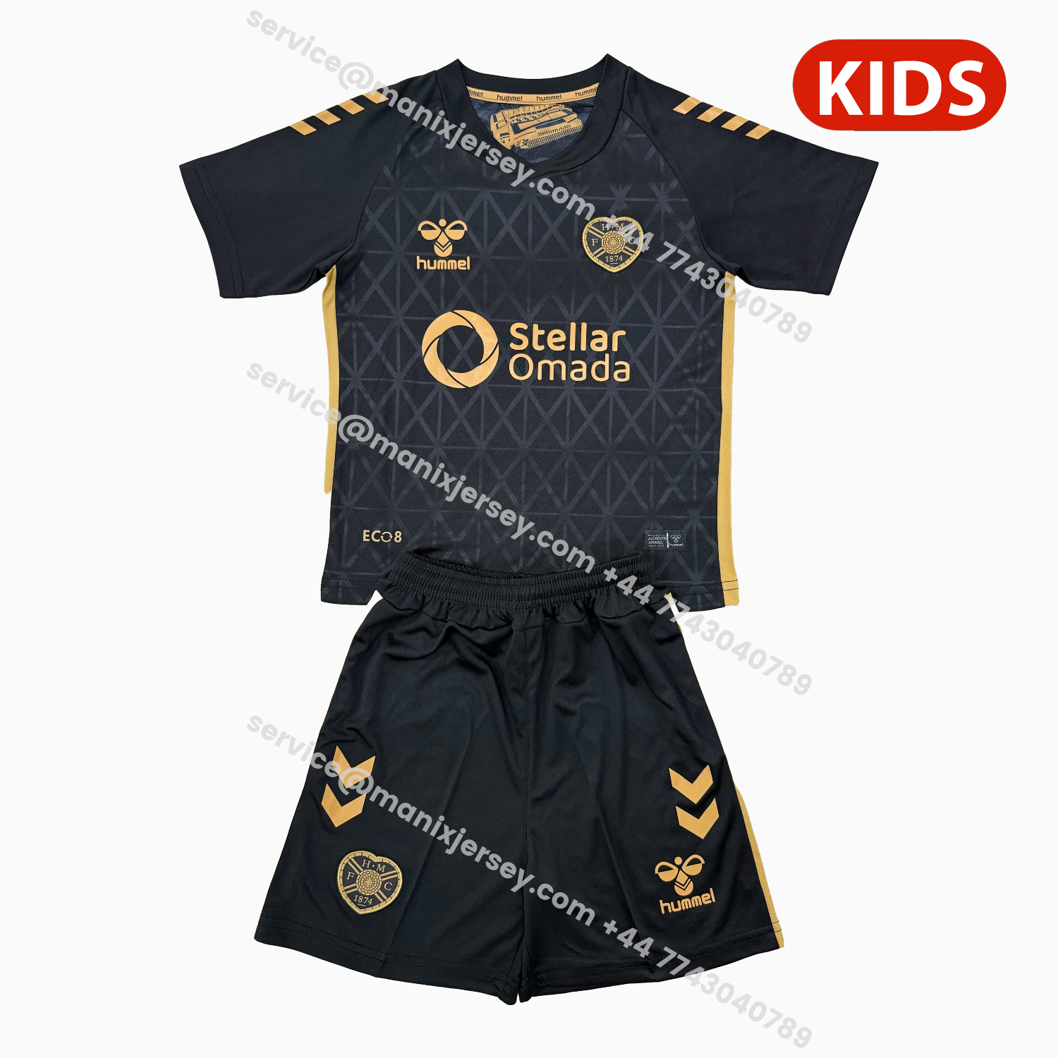 ManixJersey.com | Hearts Heart of Midlothian 25-26 Third Kids Kit -Customize Name, Number and Patch | Worldwide Shipping