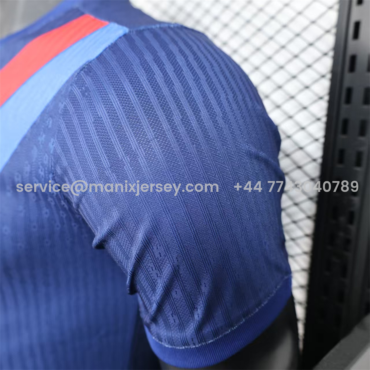 ManixJersey.com | Barcelona 25-26 Red & Blue Guards Dark Blue Special Jersey - Player Version -Customize Name, Number and Patch | Worldwide Shipping