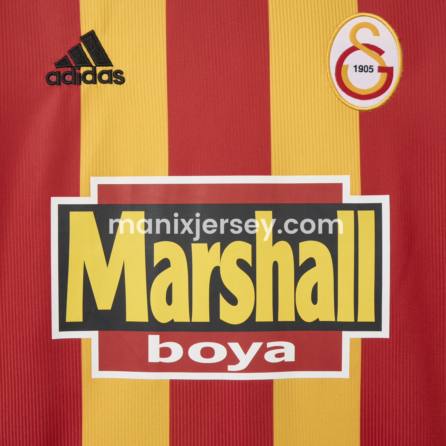ManixJersey.com | Retro Galatasaray 1999-00 Home Long Sleeves Jersey -Customize Name, Number and Patch | Worldwide Shipping