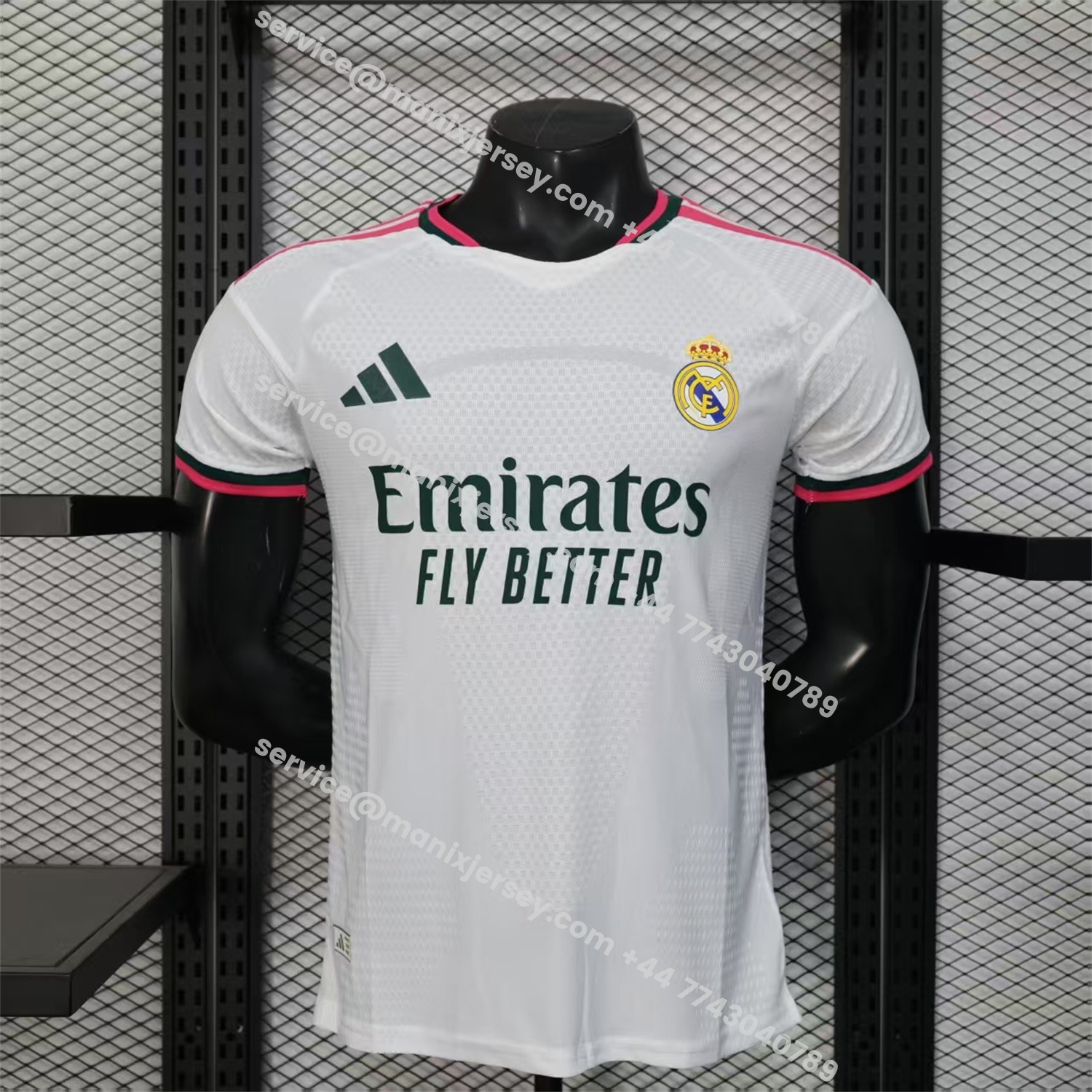 ManixJersey.com | Real Madrid 26-27 Home Jersey - Player Version -Customize Name, Number and Patch | Worldwide Shipping