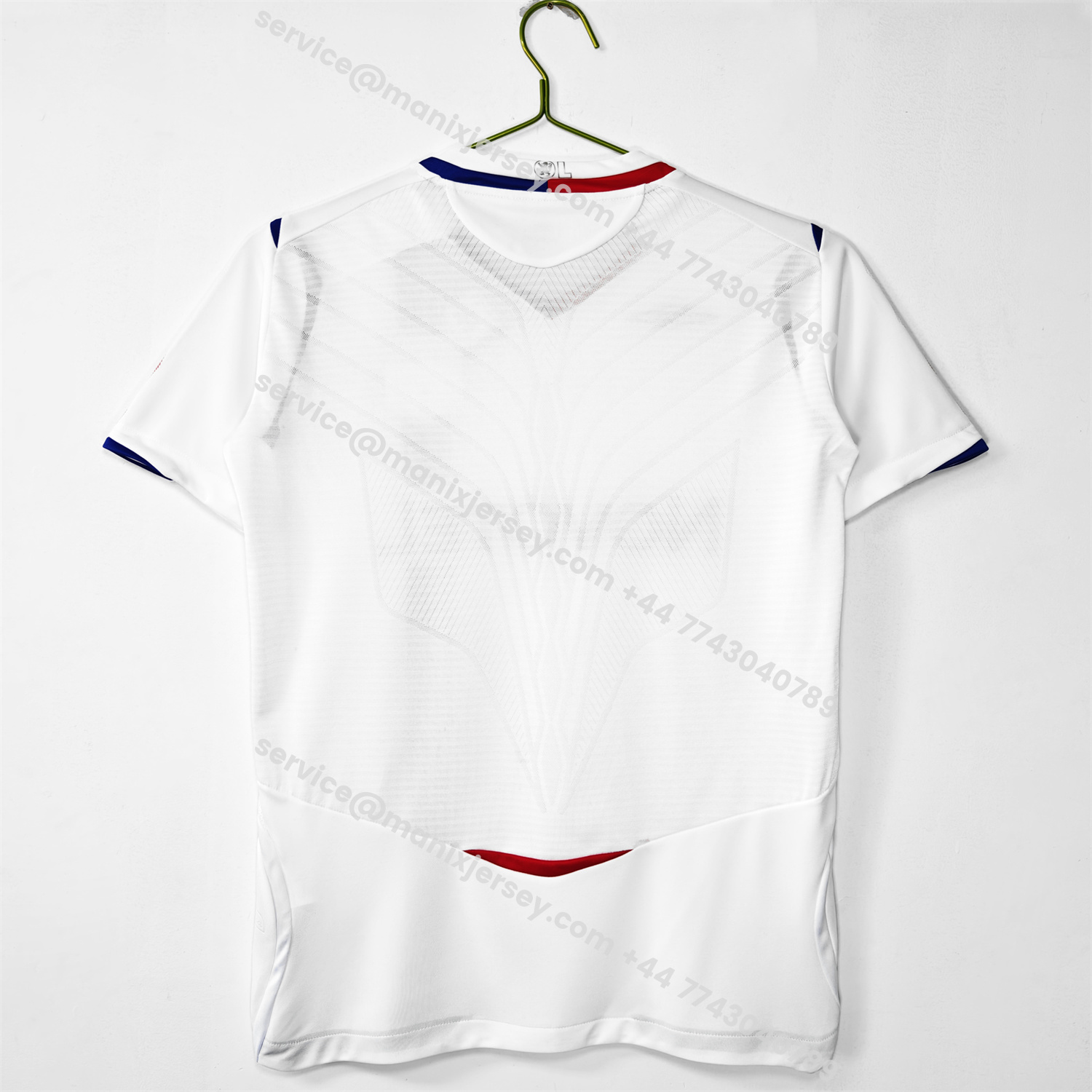 ManixJersey.com | Retro Lyon 2008-09 Home Jersey -Customize Name, Number and Patch | Worldwide Shipping