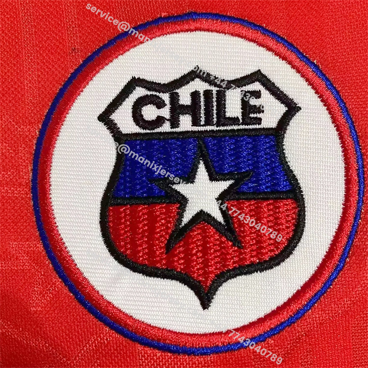 ManixJersey.com | Retro Chile 1995 Home Red Jersey -Customize Name, Number and Patch | Worldwide Shipping