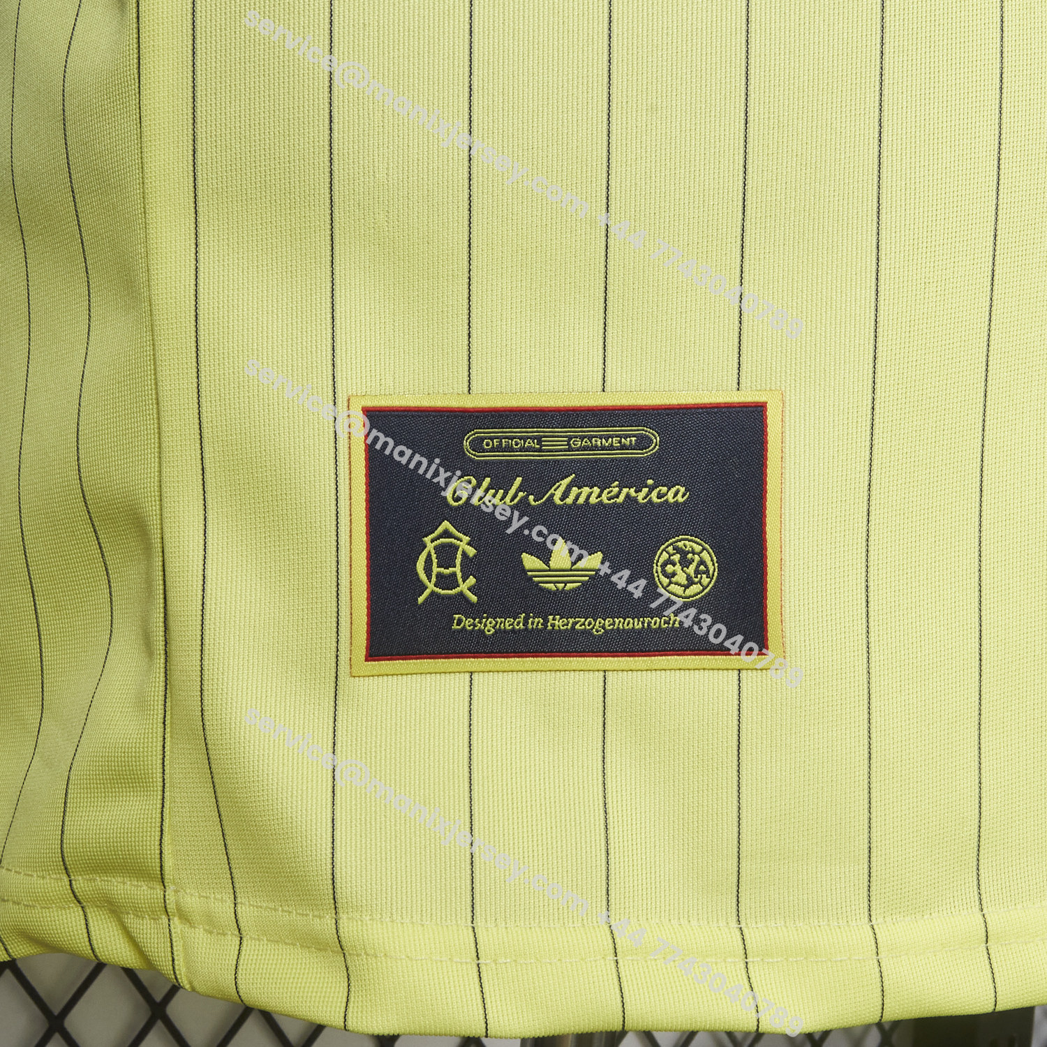 ManixJersey.com | Club América 25-26 Icon Travel Special Edition Yellow Jersey - Player Version -Customize Name, Number and Patch | Worldwide Shipping