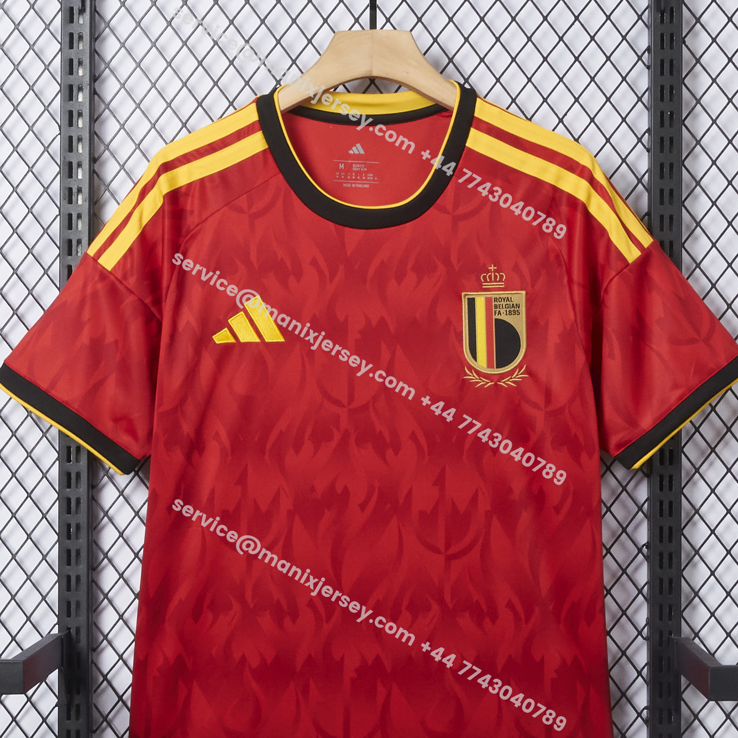 ManixJersey.com | Belgium 2026 Home Jersey (Leaked Version) - Fans Version -Customize Name, Number and Patch | Worldwide Shipping