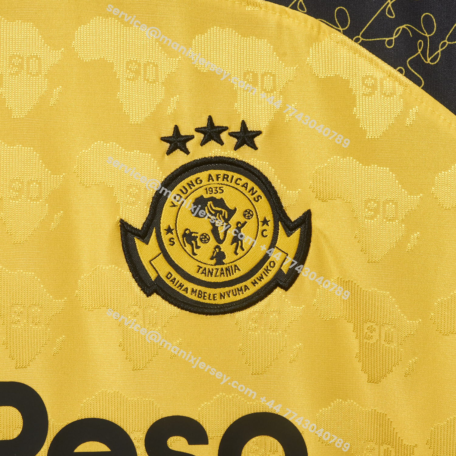 ManixJersey.com | Young Africans SC 25-26 Away Jersey - Fans Version -Customize Name, Number and Patch | Worldwide Shipping