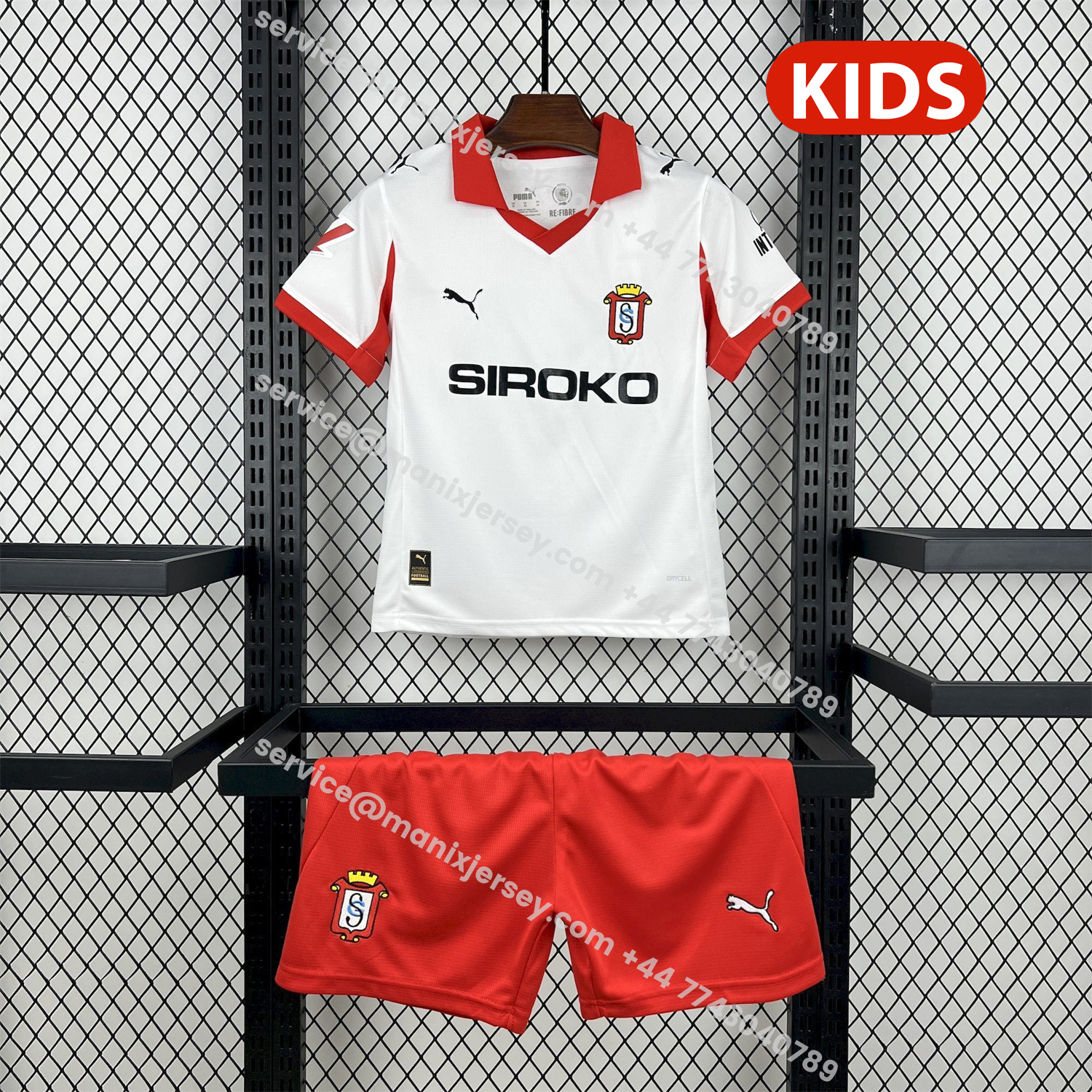 ManixJersey.com | Sporting Gijon 25-26 Third Kids Kit -Customize Name, Number and Patch | Worldwide Shipping
