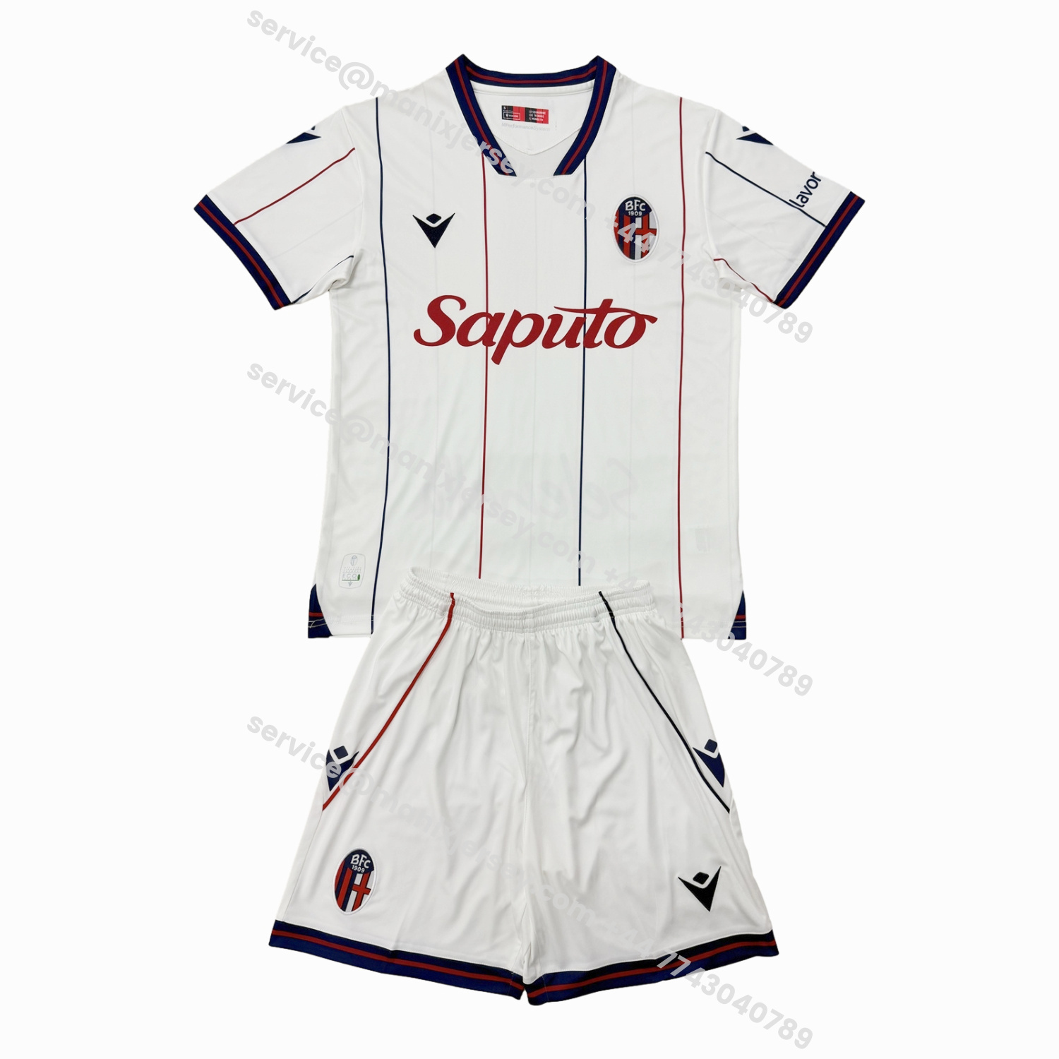 ManixJersey.com | Bologna 25-26 Away Kids Kit -Customize Name, Number and Patch | Worldwide Shipping