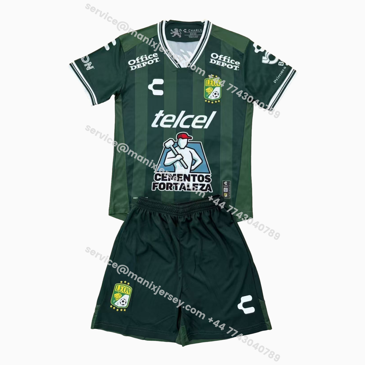 ManixJersey.com | Club León 25-26 Home Men's Adult Jersey Set - Fans Version -Customize Name, Number and Patch | Worldwide Shipping