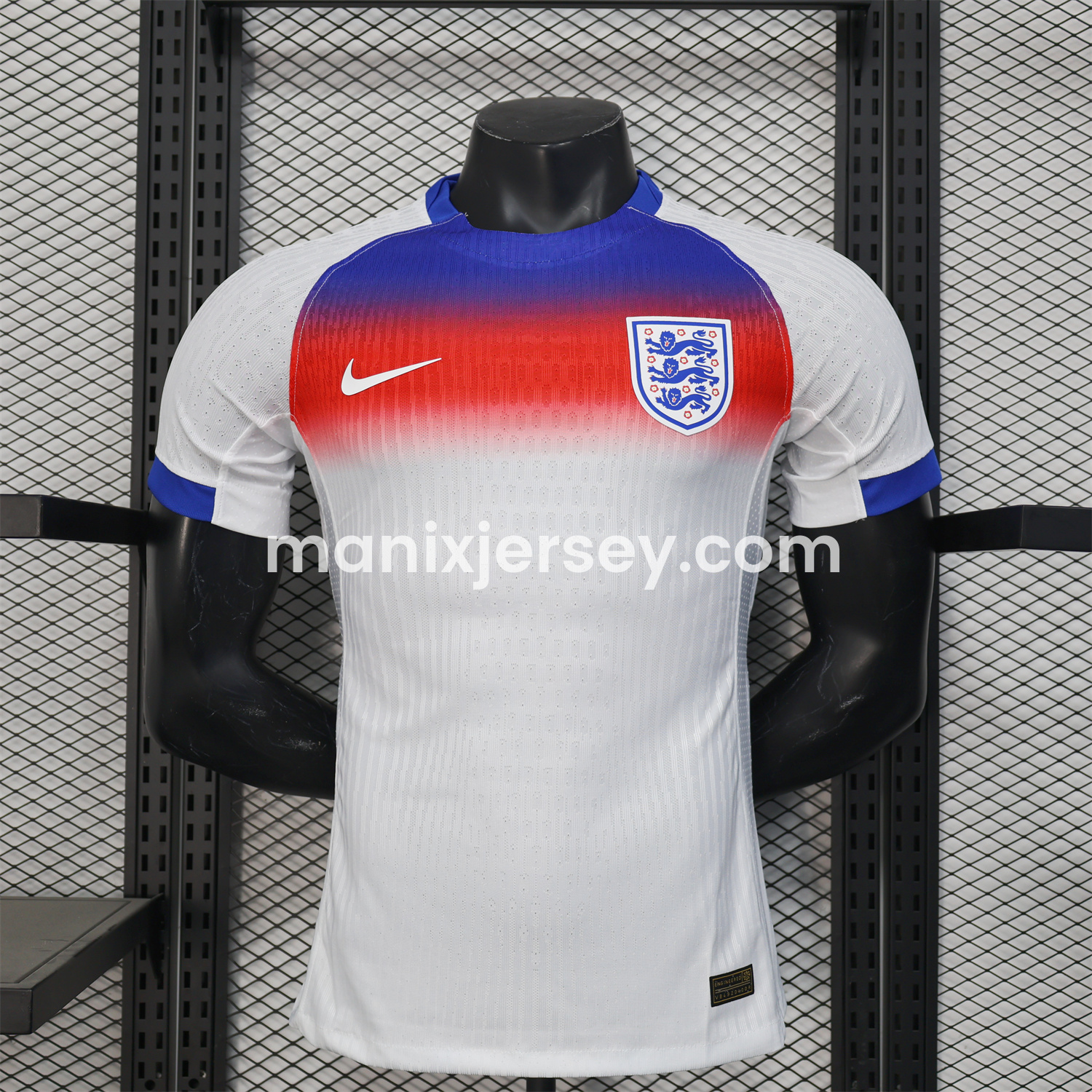 ManixJersey.com | England 2025 Women's Team Home Jersey - Men's Player Version -Customize Name, Number and Patch | Worldwide Shipping