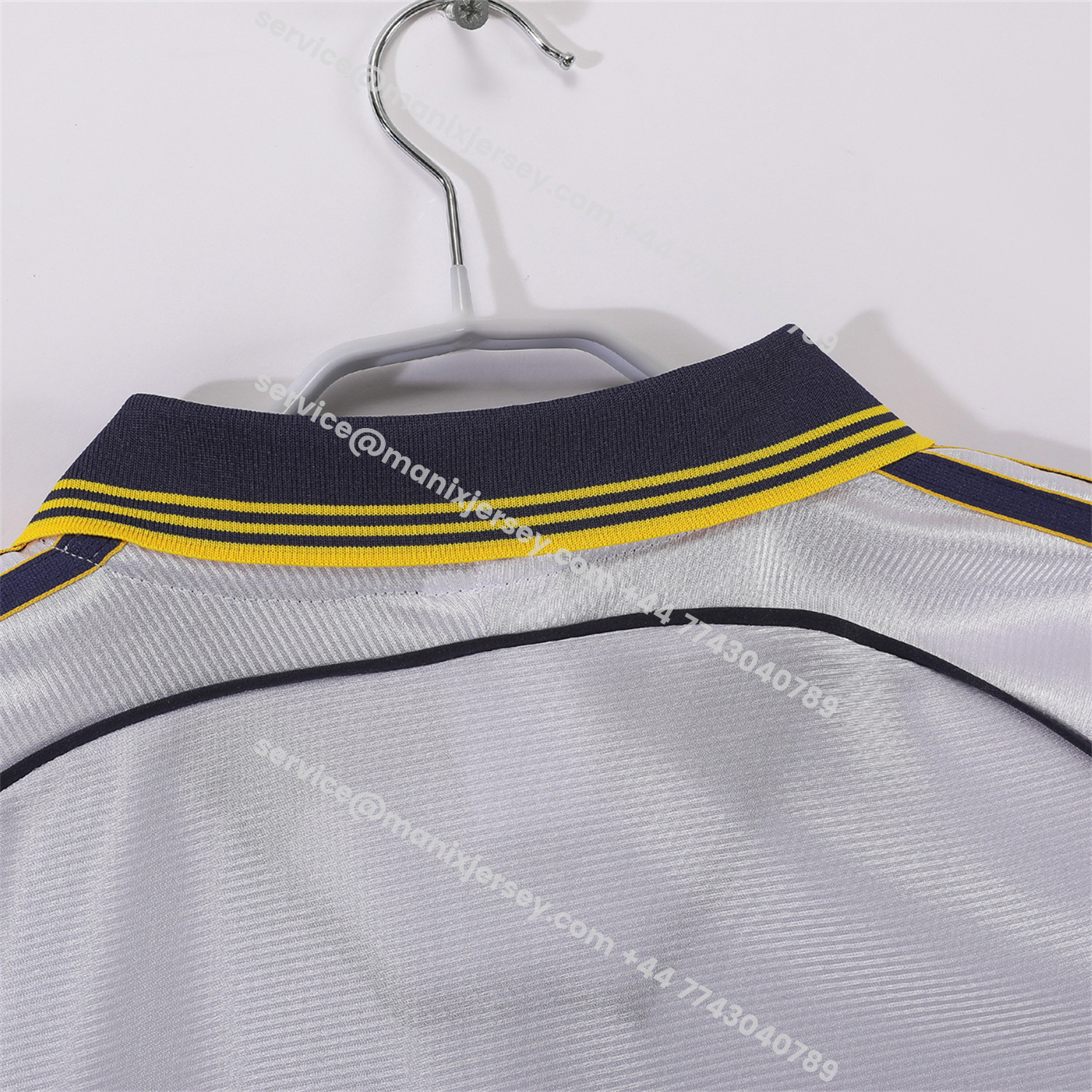 ManixJersey.com | Retro Real Madrid 1998-00 Home Long Sleeves Jersey -Customize Name, Number and Patch | Worldwide Shipping