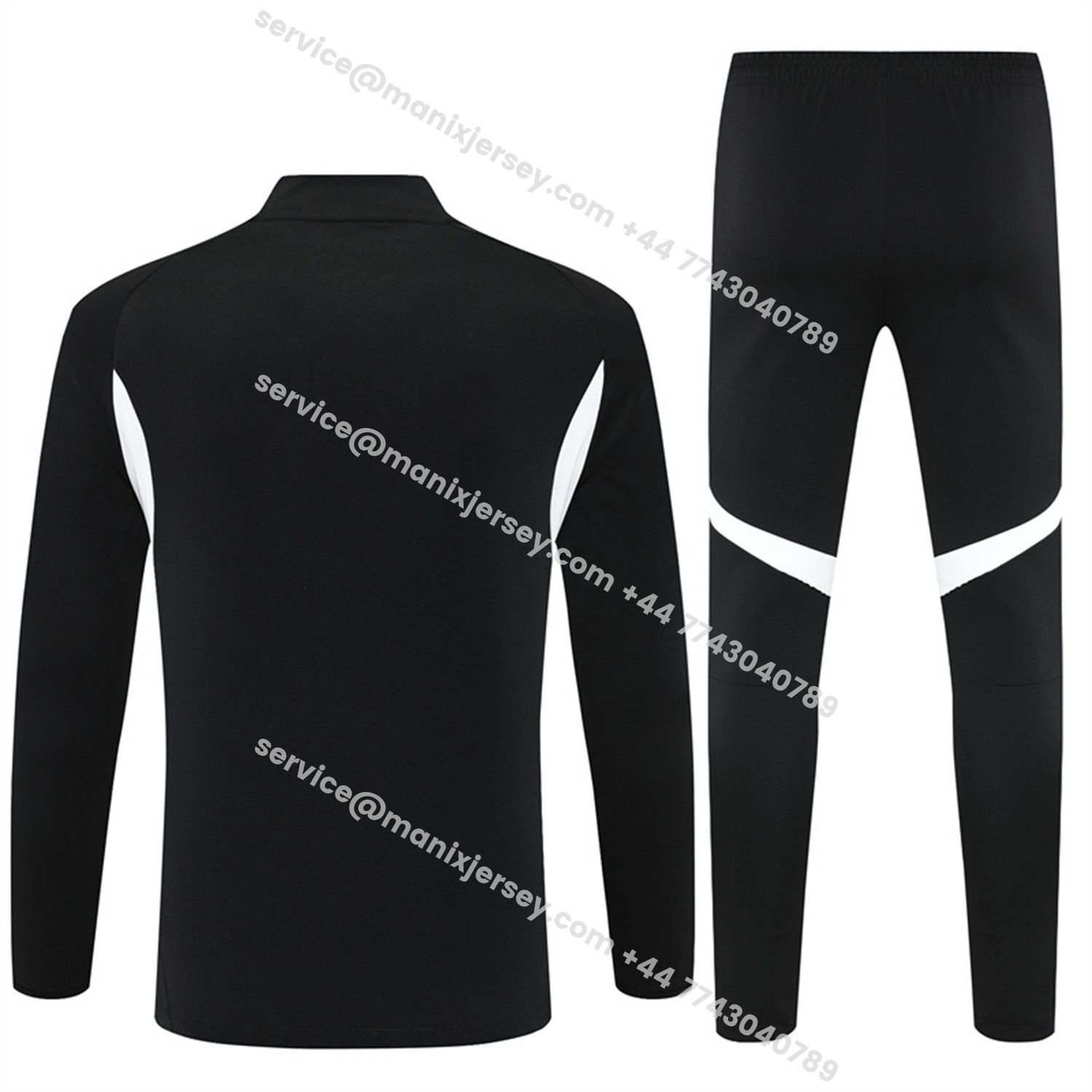 ManixJersey.com | Liver.pool 25-26 Kids Long Sleeve Training Set - Black Top & Black Pants -Customize Name, Number and Patch | Worldwide Shipping