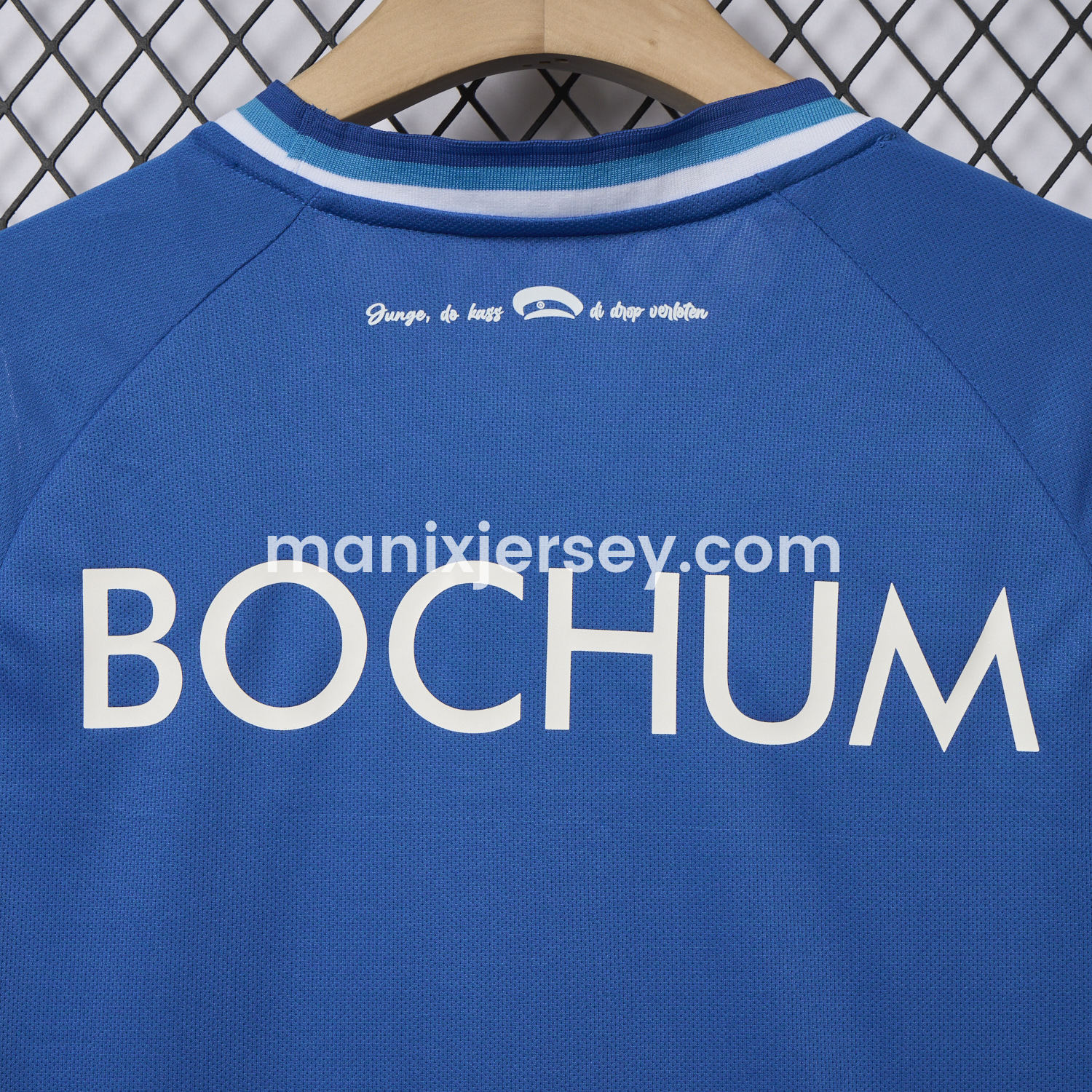 ManixJersey.com | Bochum 24-25 White Slanted Stripe Special Jersey with Sponsors - Fans Version -Customize Name, Number and Patch | Worldwide Shipping