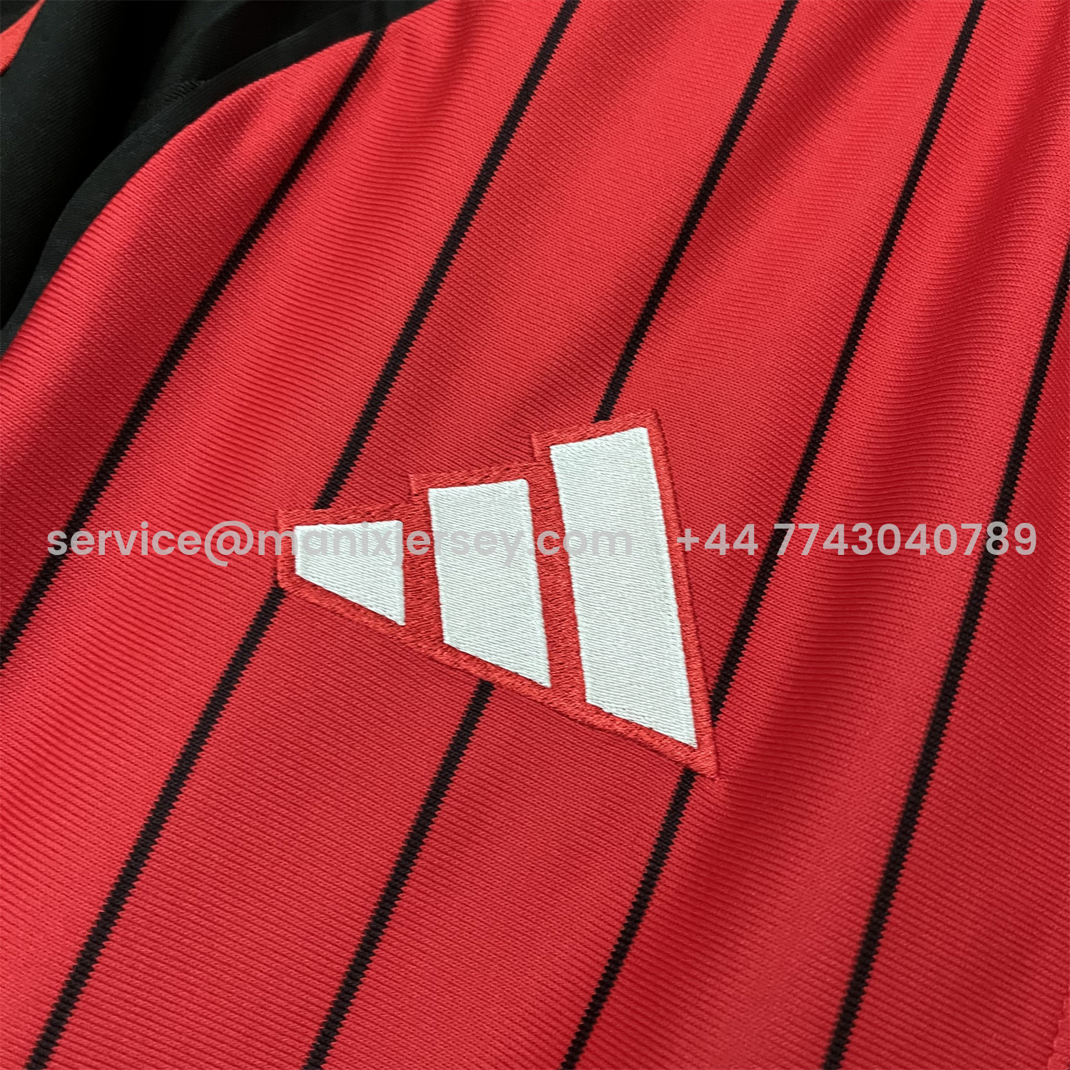 ManixJersey.com | Flamengo 25-26 Red Baseball Jersey with Black Stripes -Customize Name, Number and Patch | Worldwide Shipping