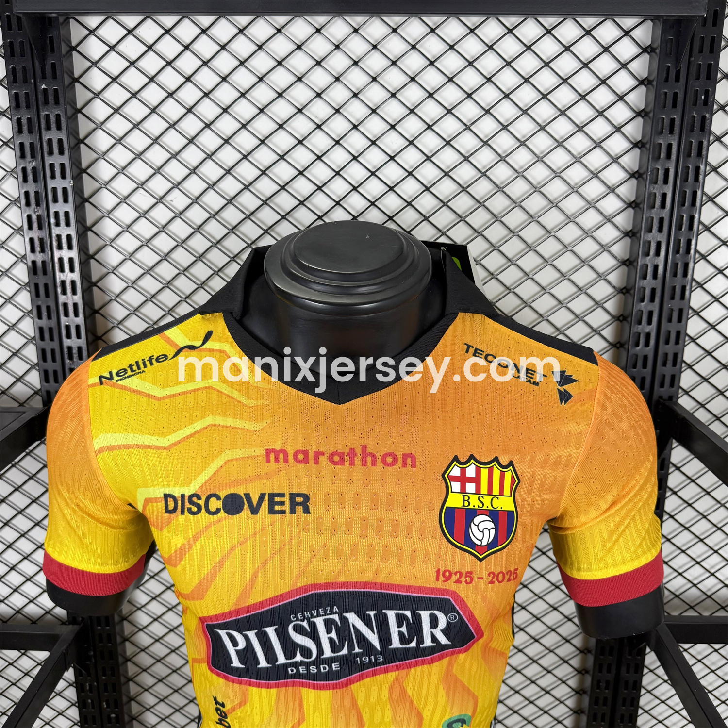 ManixJersey.com | Barcelona Sporting Club 2025 Centennial Jersey - Player Version -Customize Name, Number and Patch | Worldwide Shipping