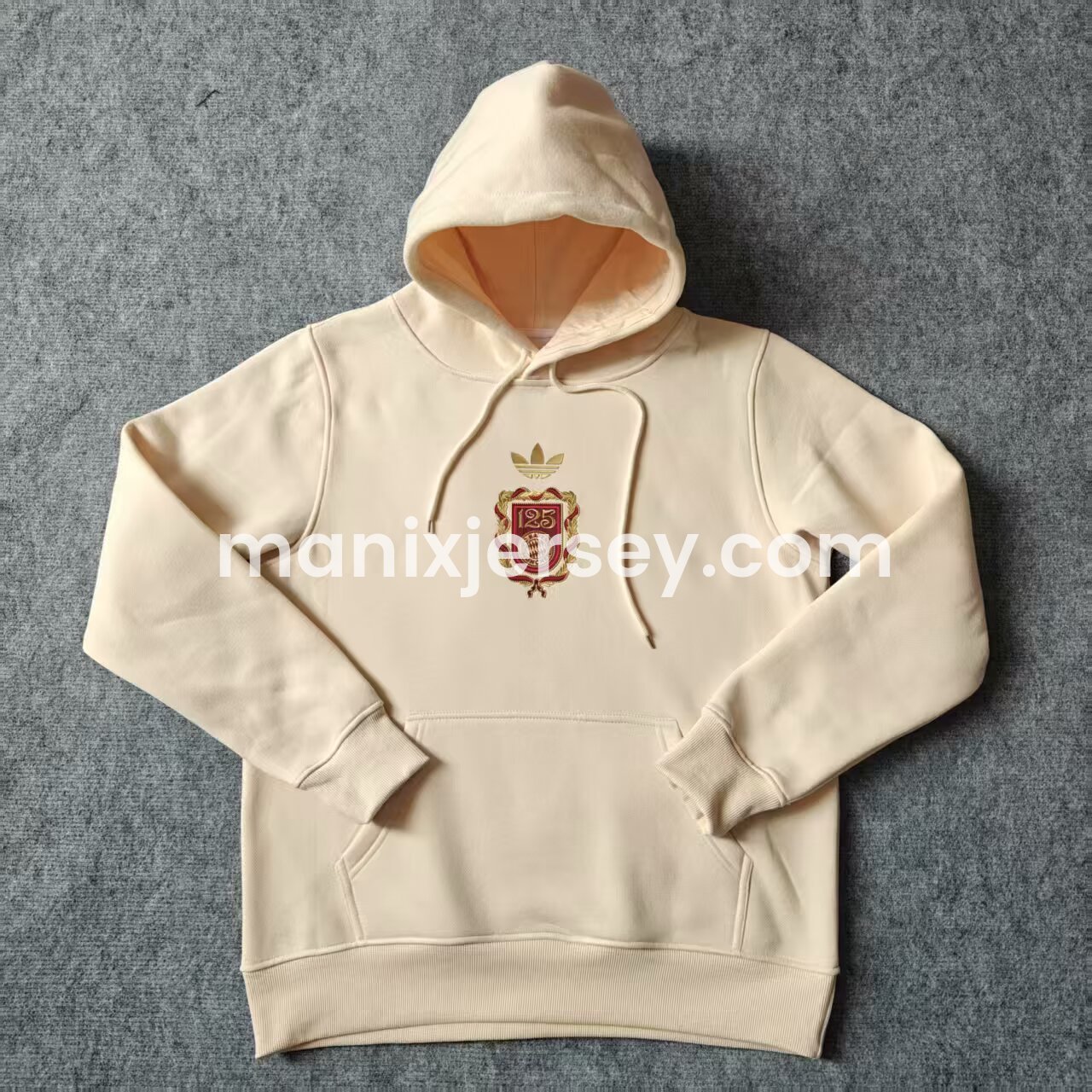 ManixJersey.com | Bayern Munich 2025 125th Anniversary Unisex Pullover Hoodie -Customize Name, Number and Patch | Worldwide Shipping