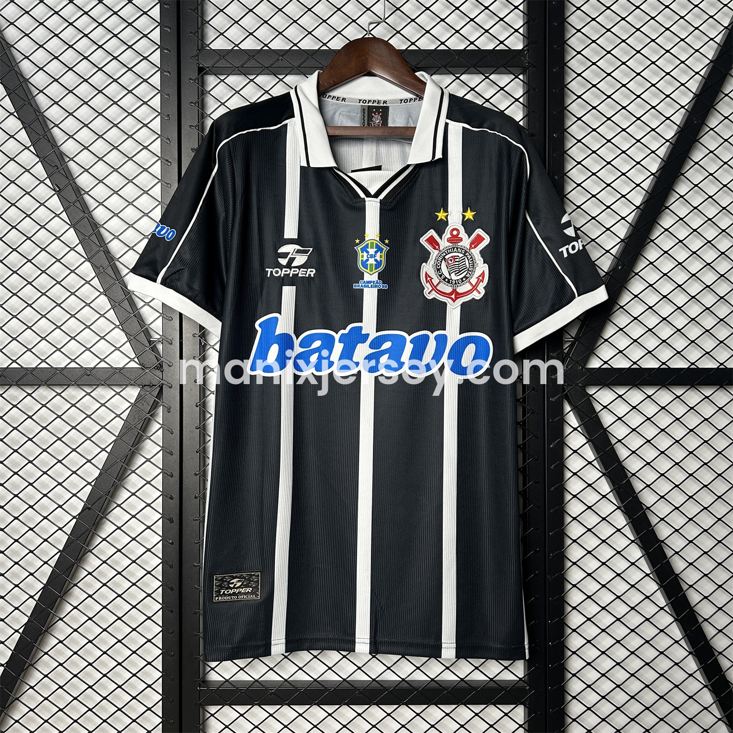 ManixJersey.com | Retro Corinthians 1999-00 Away Jersey -Customize Name, Number and Patch | Worldwide Shipping
