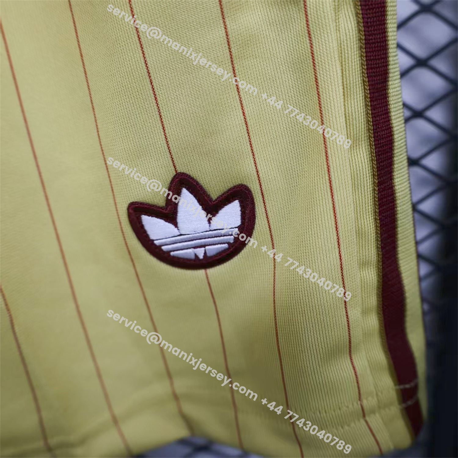 ManixJersey.com | Arsenal 25-26 Trefoil Yellow Travel Shorts - Player Version -Customize Name, Number and Patch | Worldwide Shipping