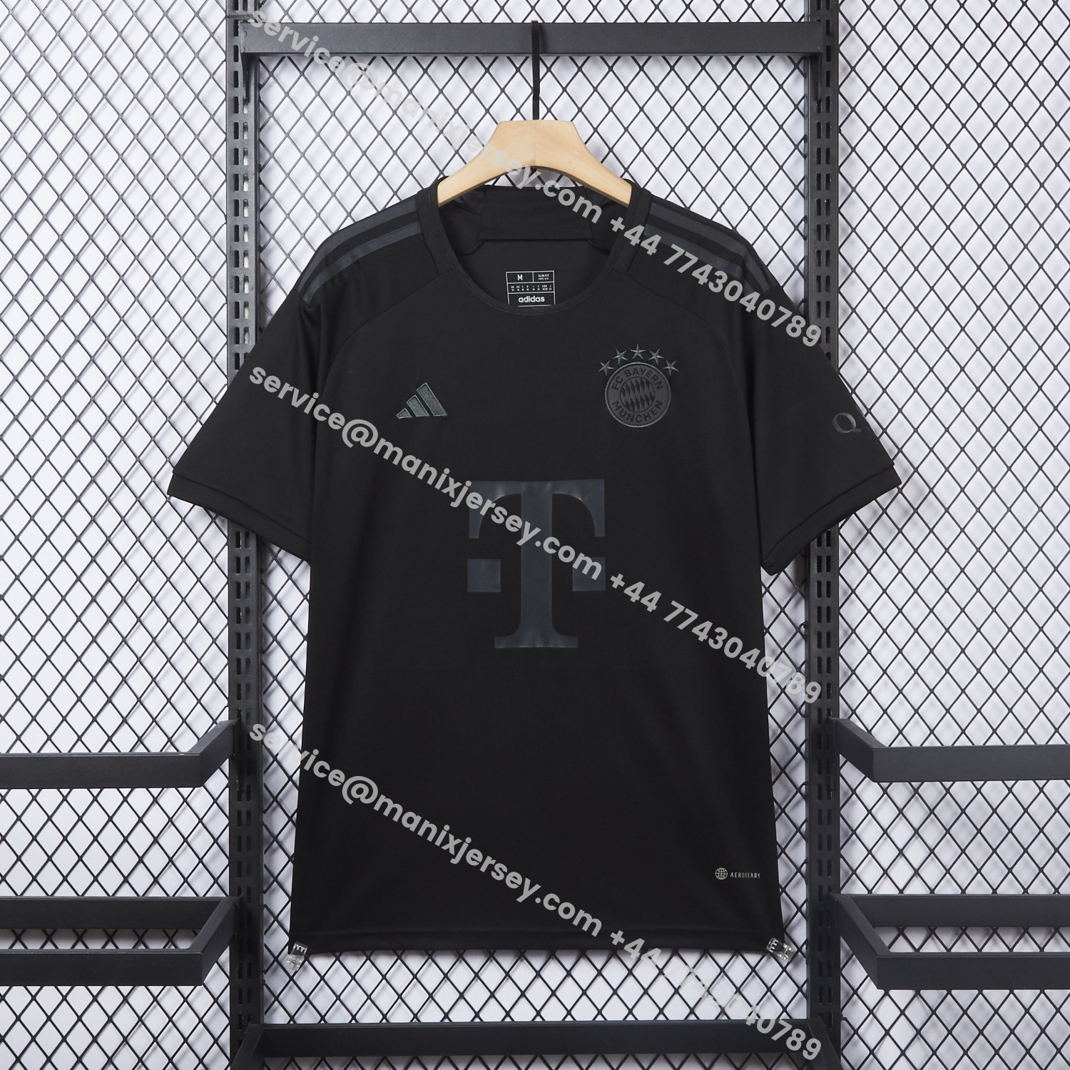 ManixJersey.com | Retro Bayern Munich 2023-24 Black Special Jersey -Customize Name, Number and Patch | Worldwide Shipping