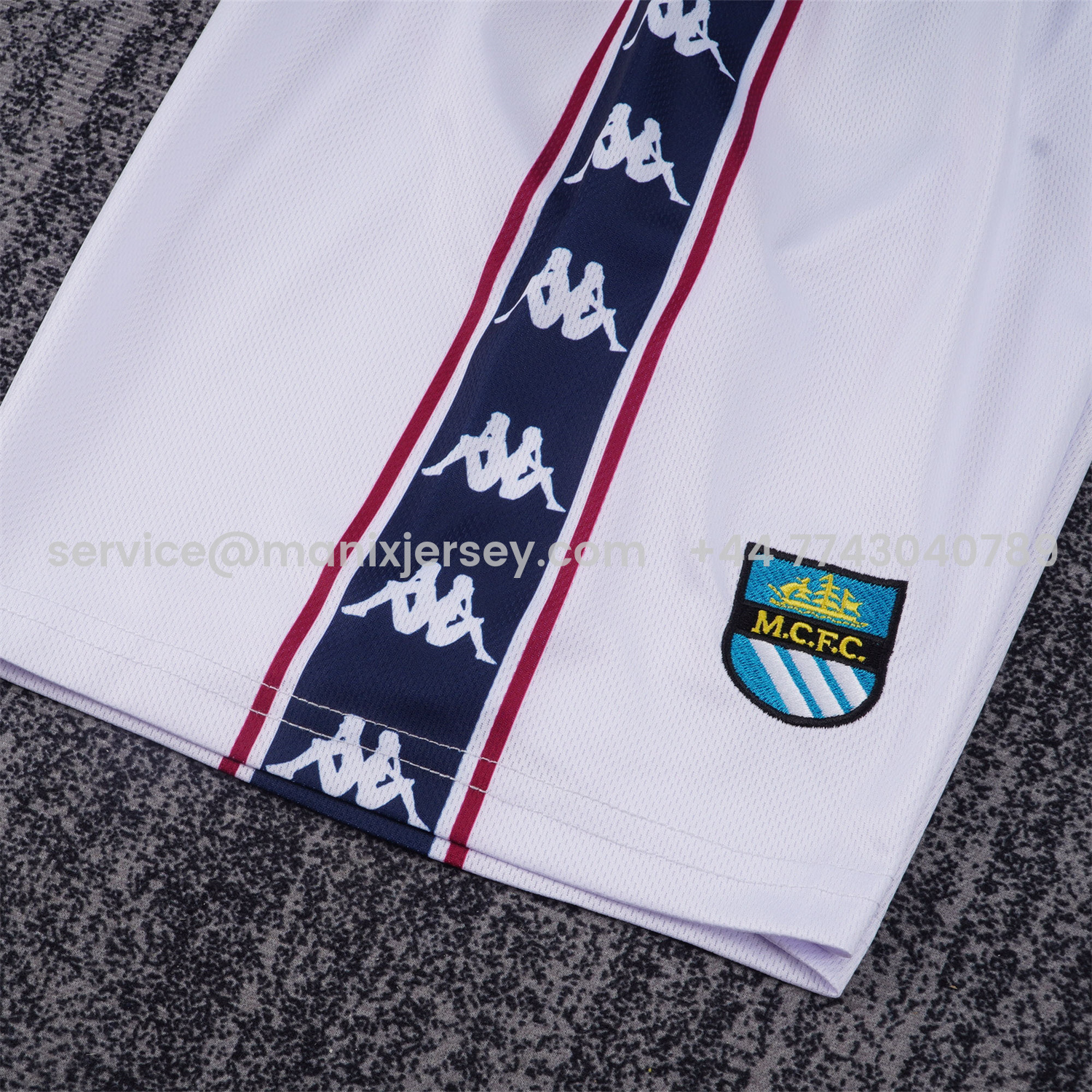ManixJersey.com | Retro Manchester City 1997-98 Home Kids Kit -Customize Name, Number and Patch | Worldwide Shipping